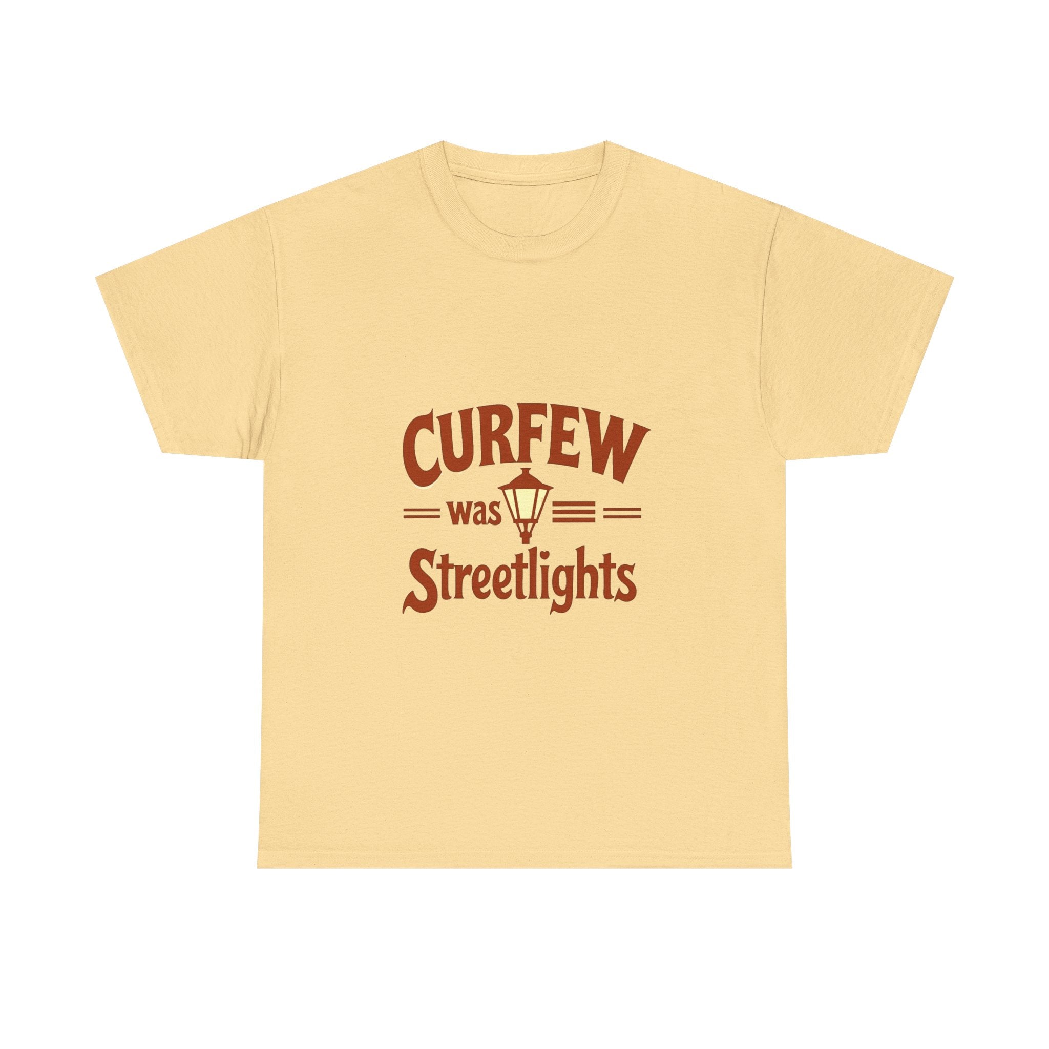 'Curfew Was Streetlights' Vintage Lamp Graphic T-Shirt