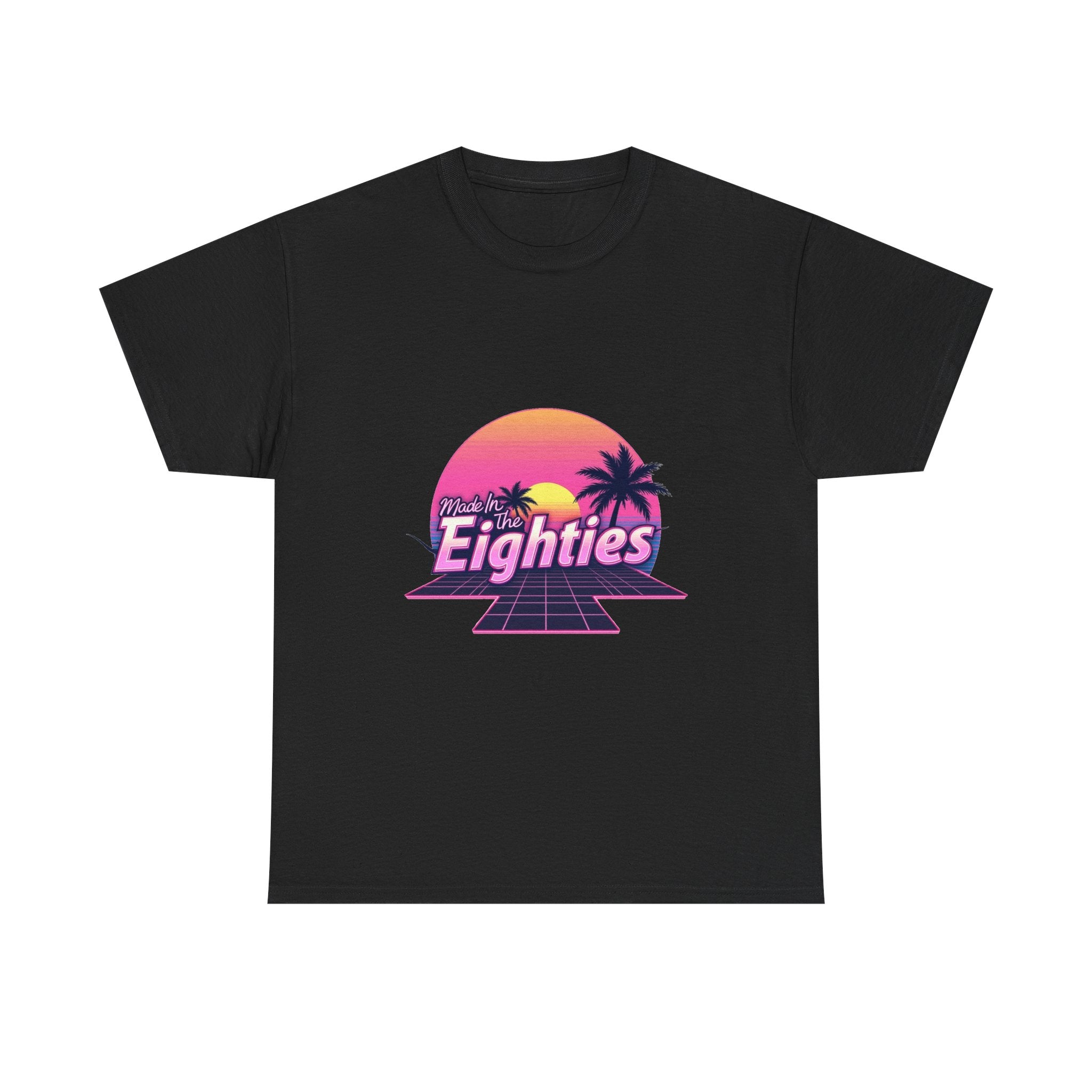Neon Sunset Retro Eighties Vaporwave T-Shirt