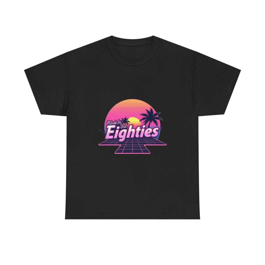 Neon Sunset Retro Eighties Vaporwave T-Shirt
