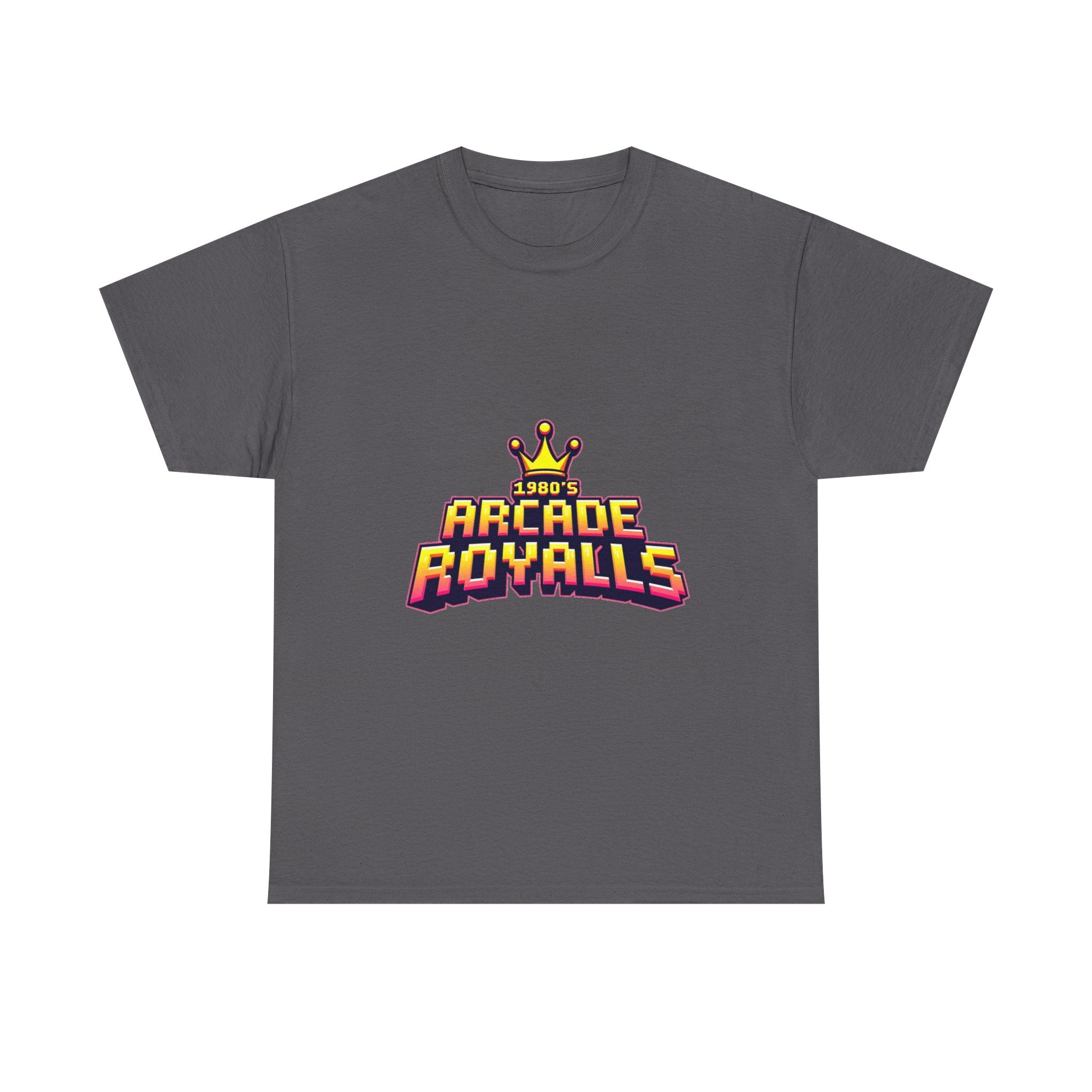 'Arcade Royalls Logo' Retro Gaming Crown T-Shirt
