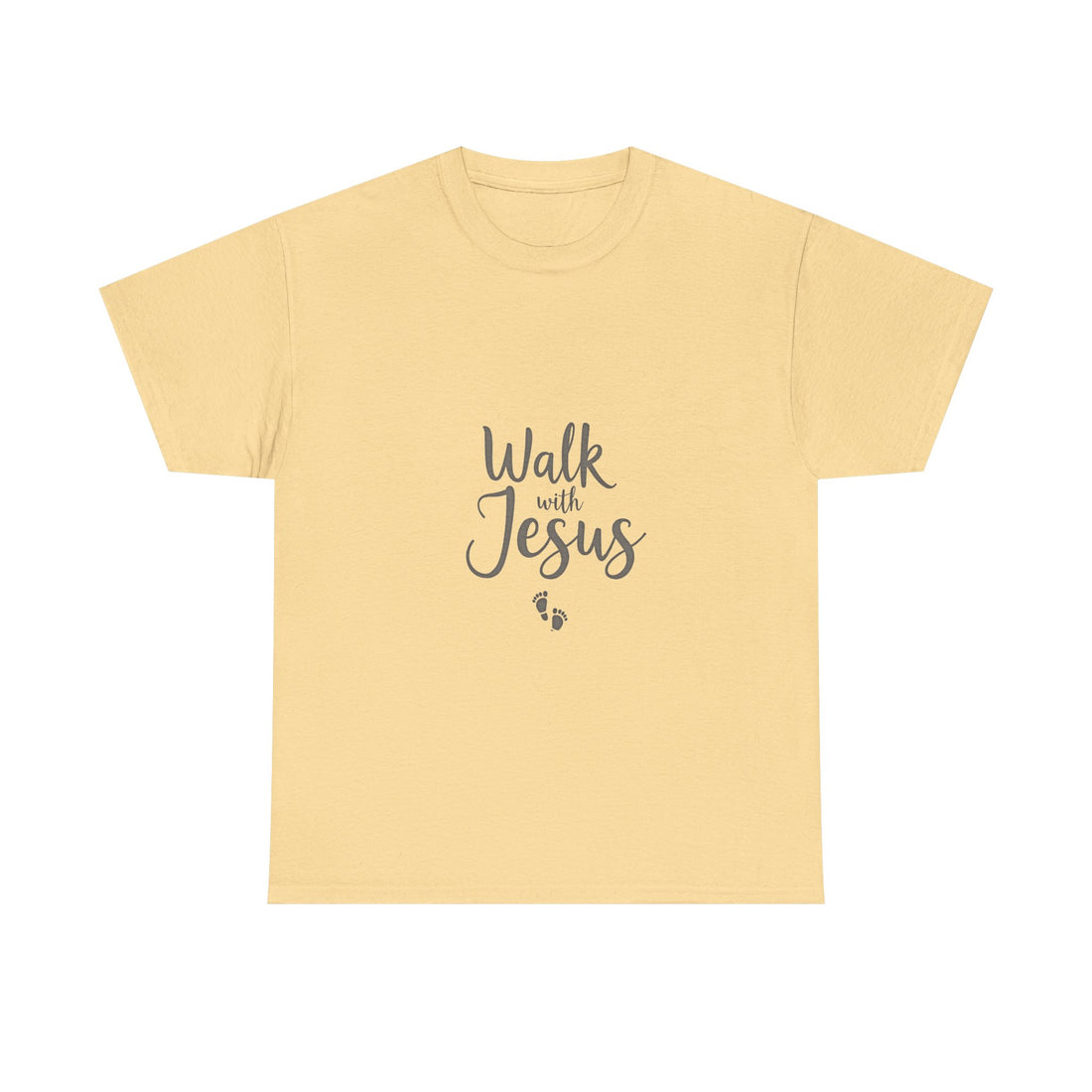 'Walk with Jesus" Footprint Edition Faith T-Shirt
