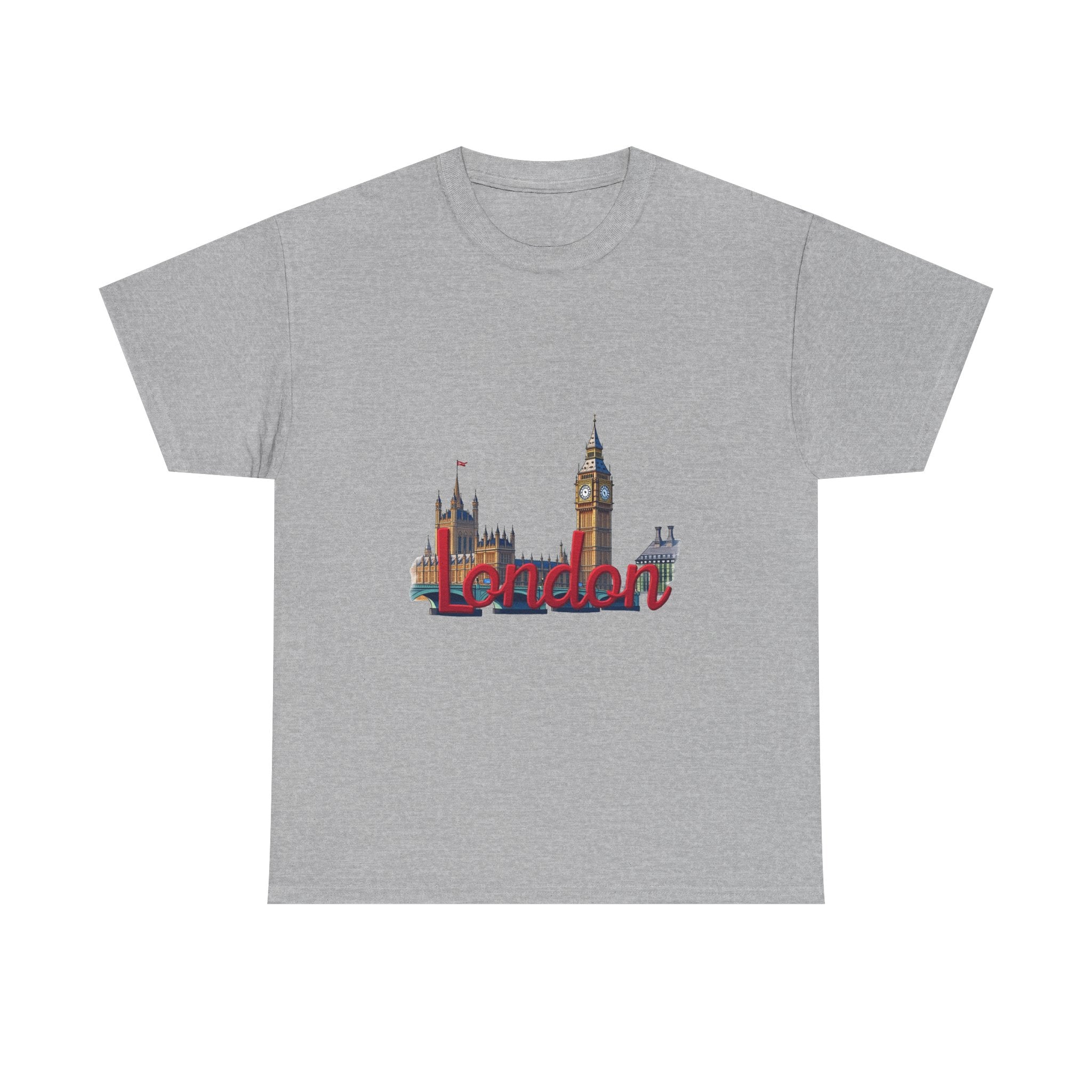 London Skyline Vintage Cityscape Graphic T‑Shirt