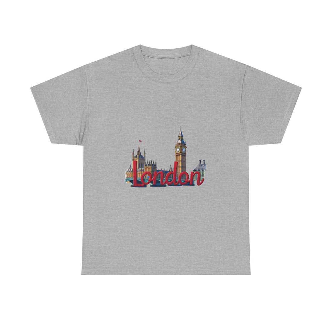 London Skyline Vintage Cityscape Graphic T‑Shirt