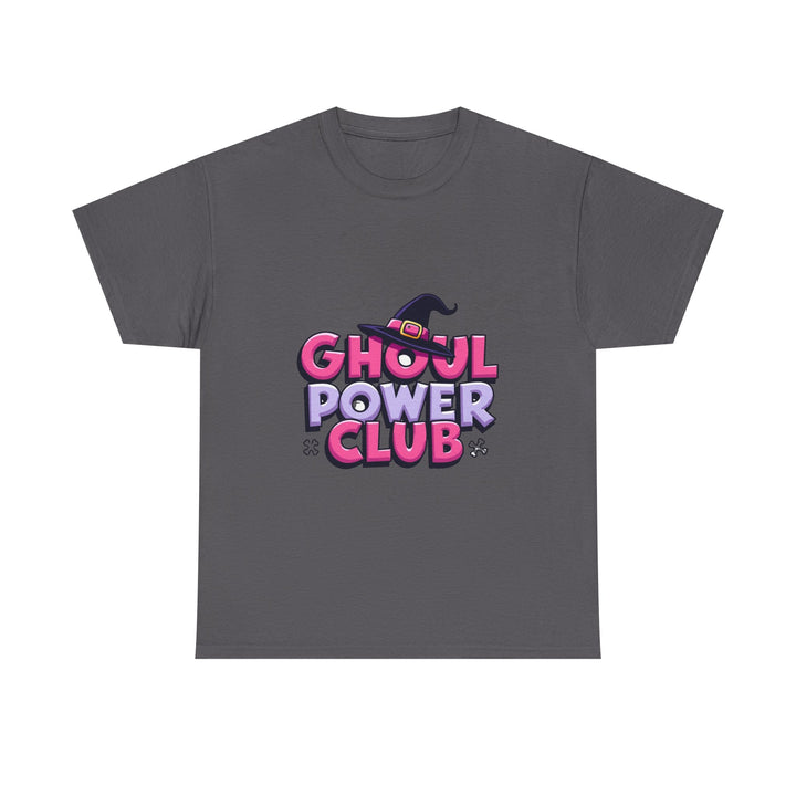 'Ghoul Power Club' Halloween Witch Hat Graphic T-Shirt