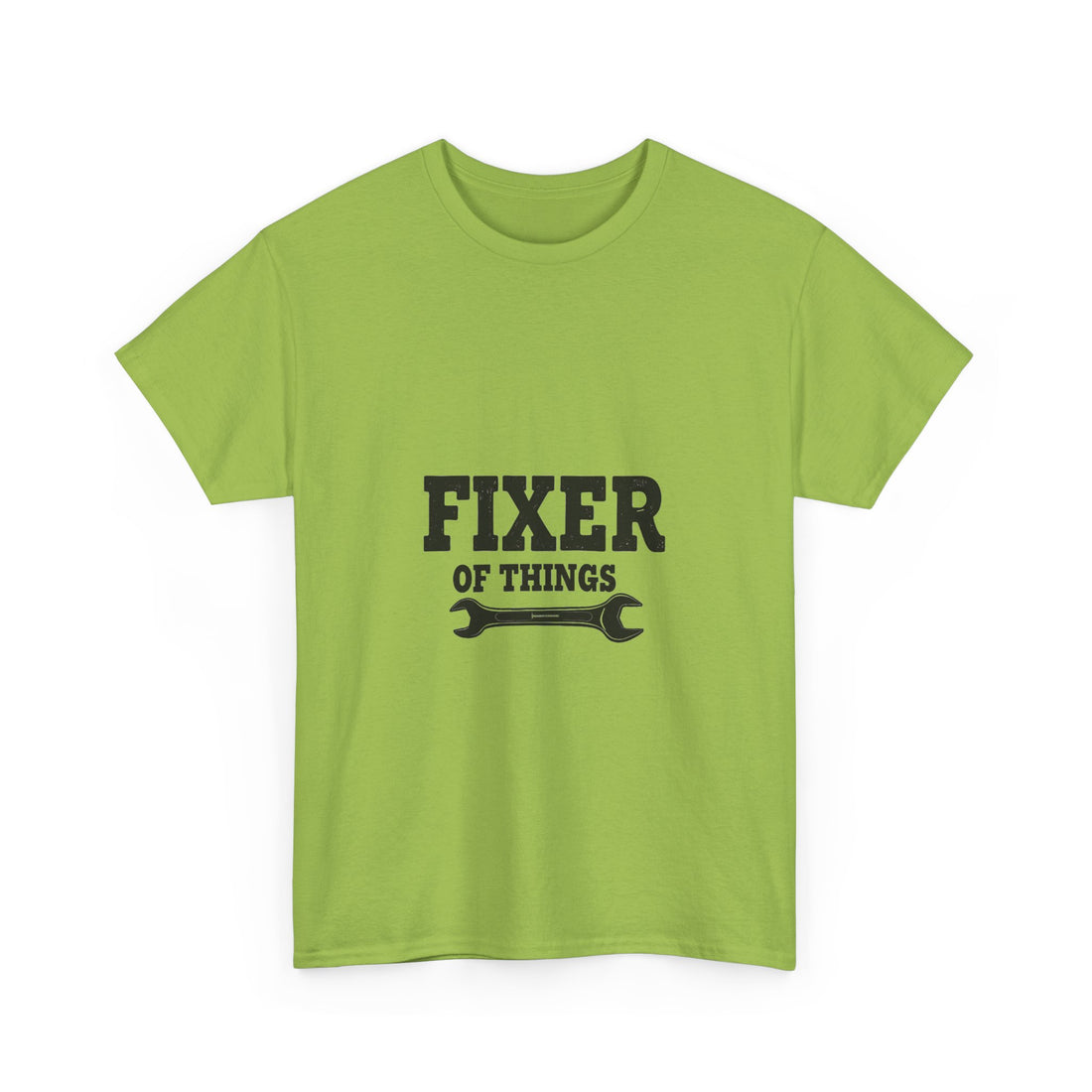 'Fixer of Things' Wrench Graphic T-Shirts for DIYers & Handymen