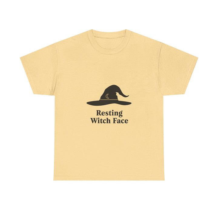 "Resting Witch Face" Witch Hat Funny Halloween T-Shirt