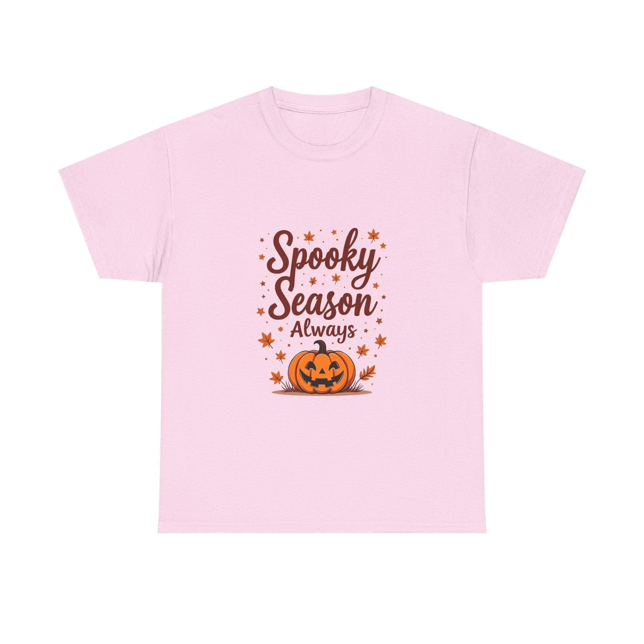 'Spooky Season Always' Halloween Pumpkin Graphic T-Shirt