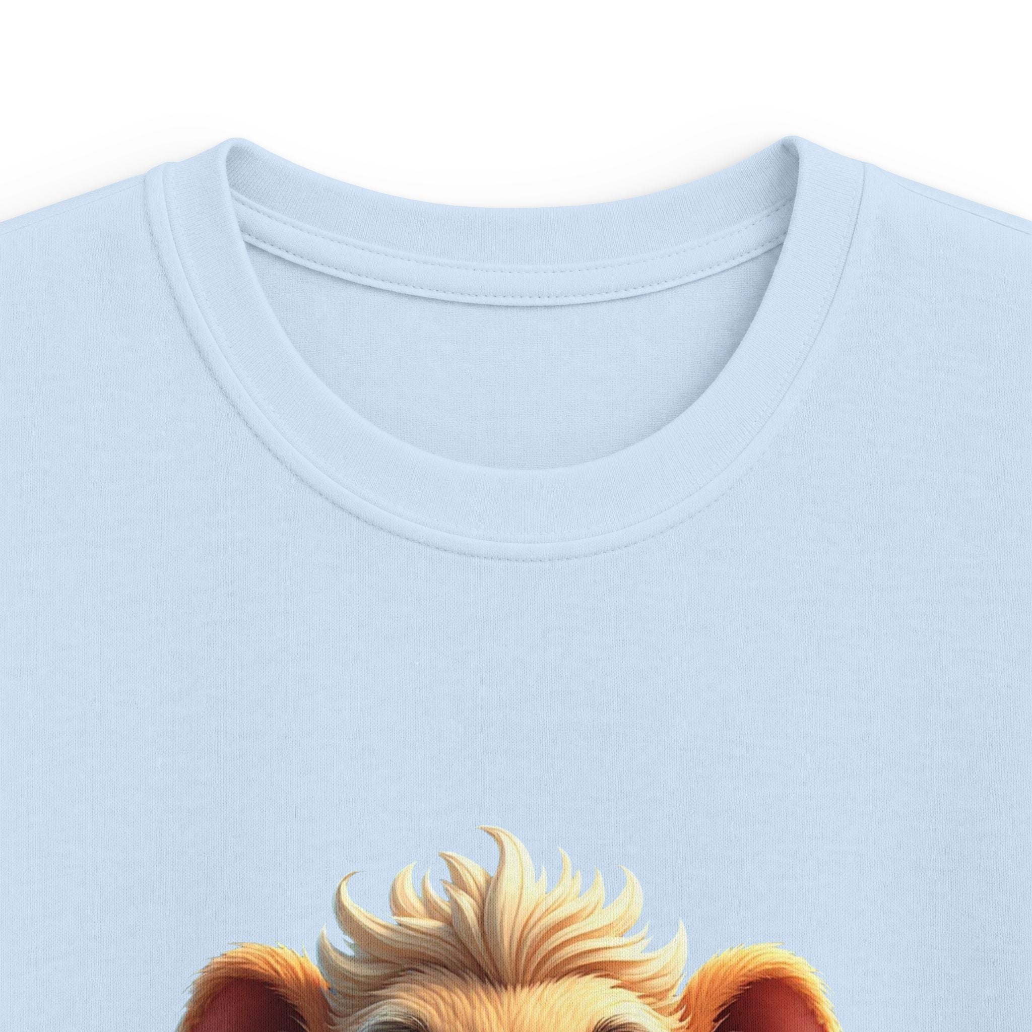 Adorable Smiling Baby Lion Cartoon Shirt