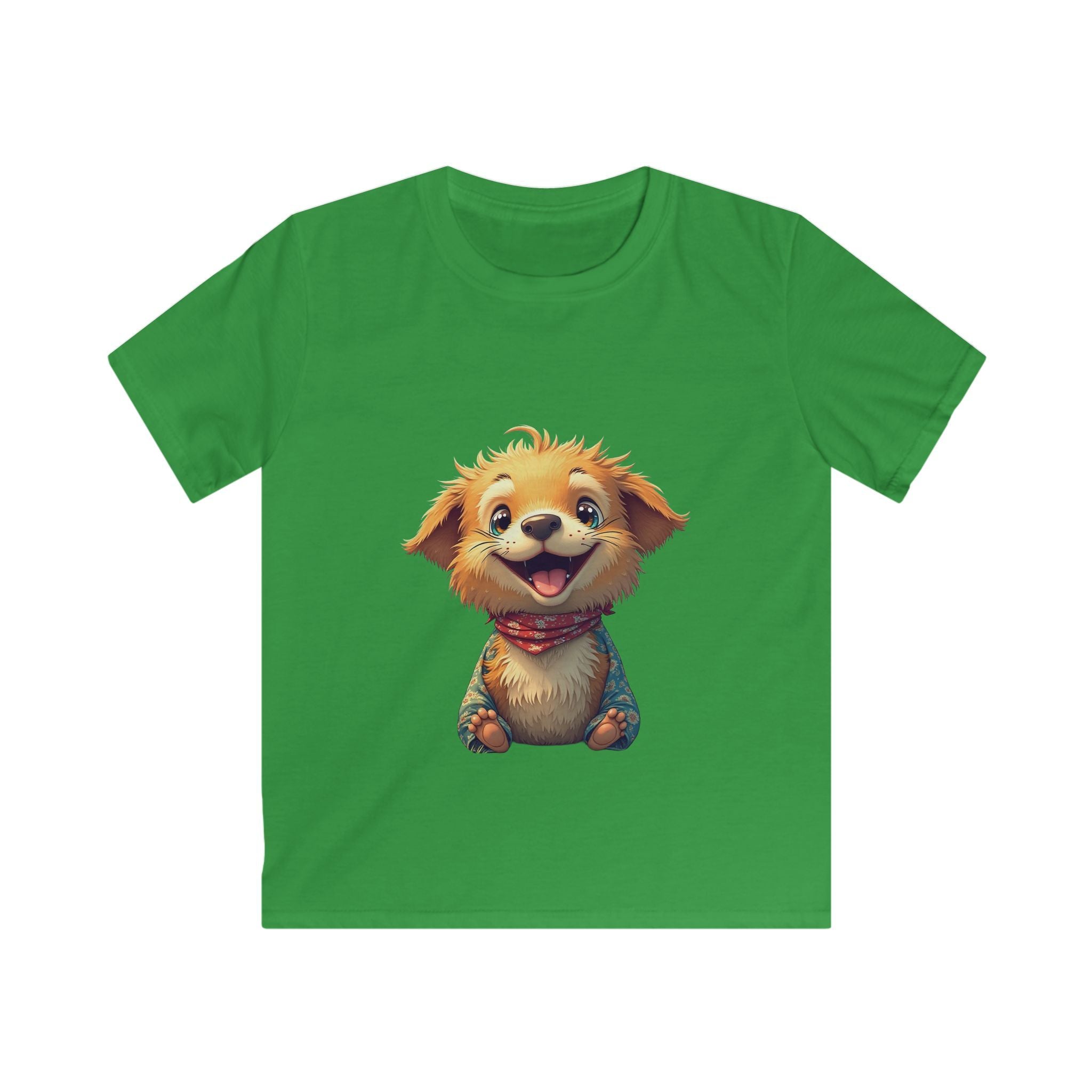 Cute Smiling Puppy Graphic Shirt for Children