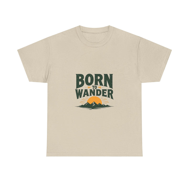 'Born to Wander' Retro Outdoor T-Shirt