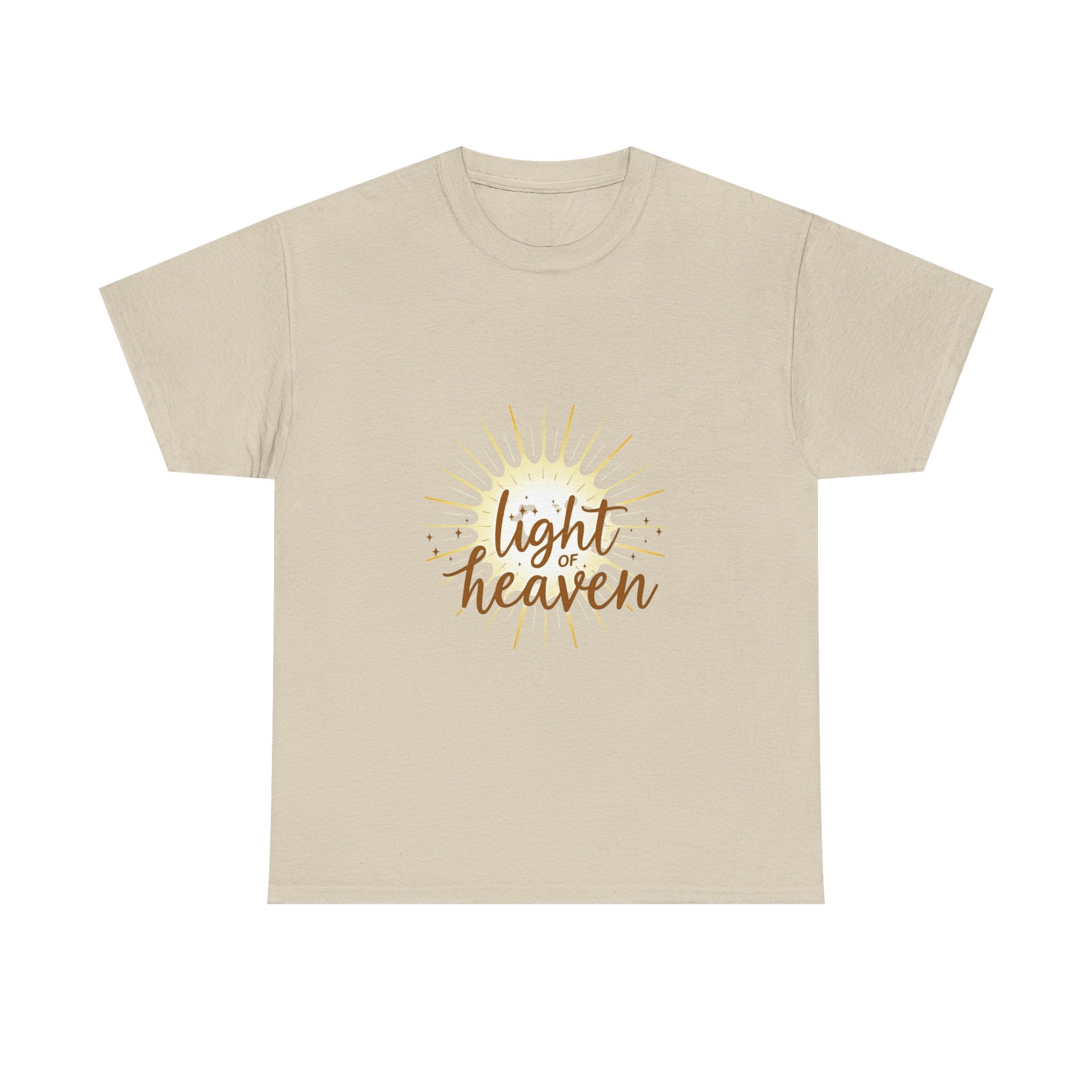 'Light of Heaven' Inspirational Sunburst Christian T-Shirt