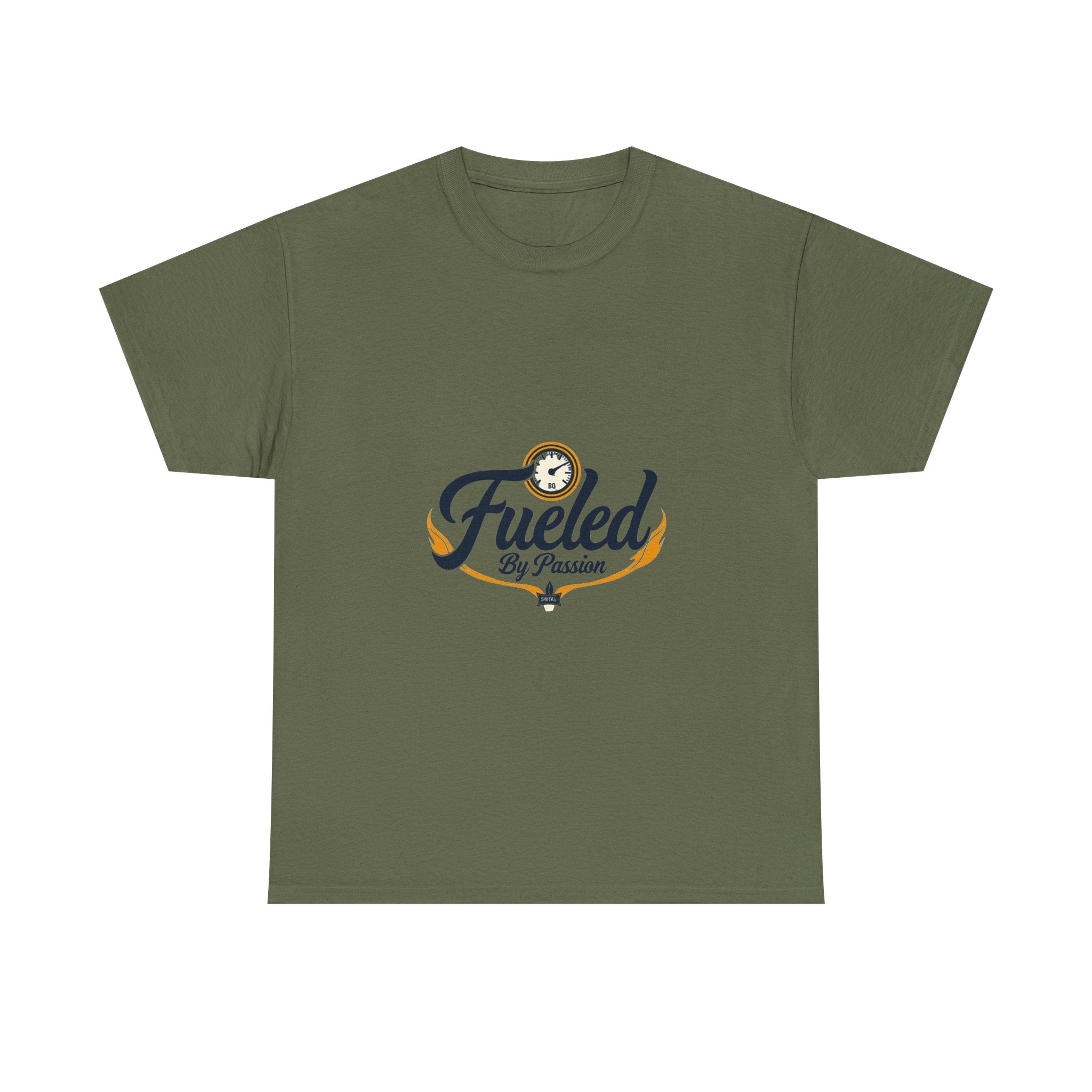 'Fueled By Passion' Retro Fuel Gauge Graphic T-Shirt