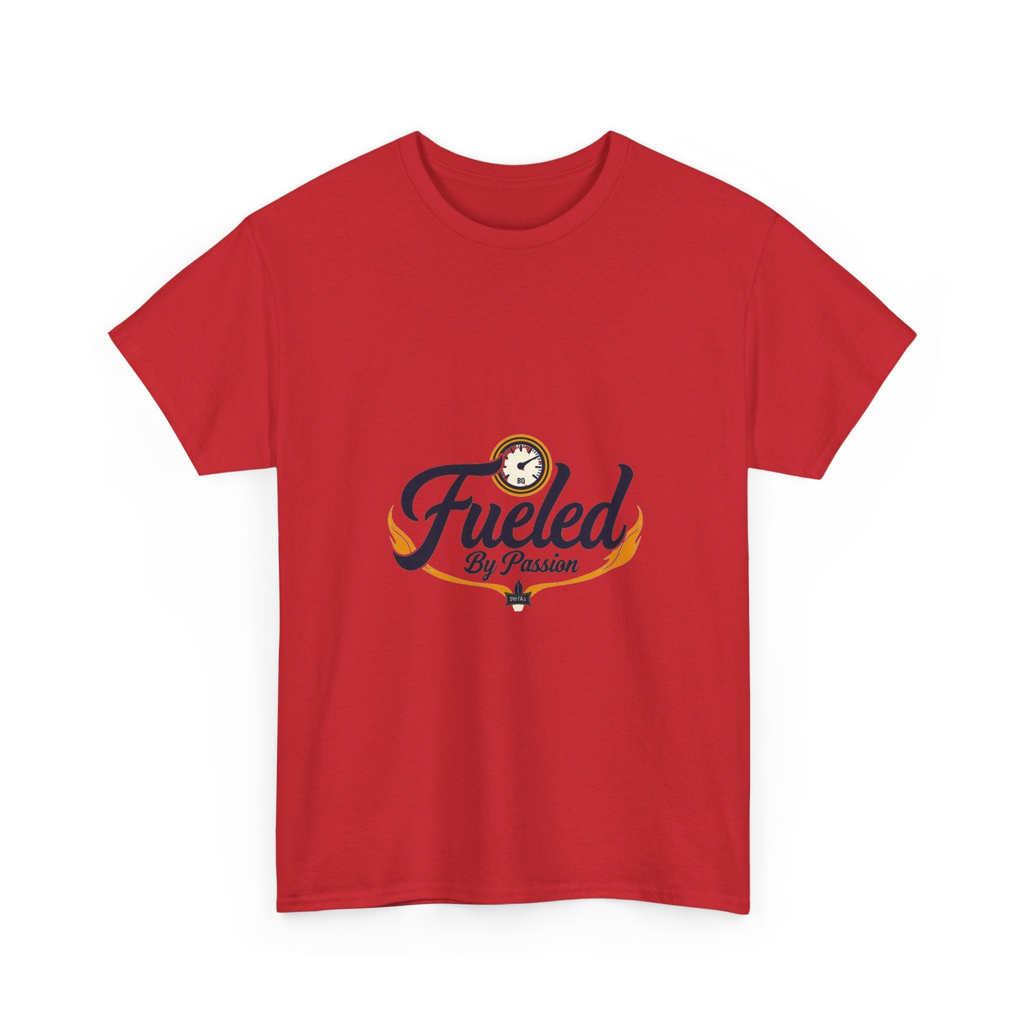 'Fueled By Passion' Retro Fuel Gauge Graphic T-Shirt