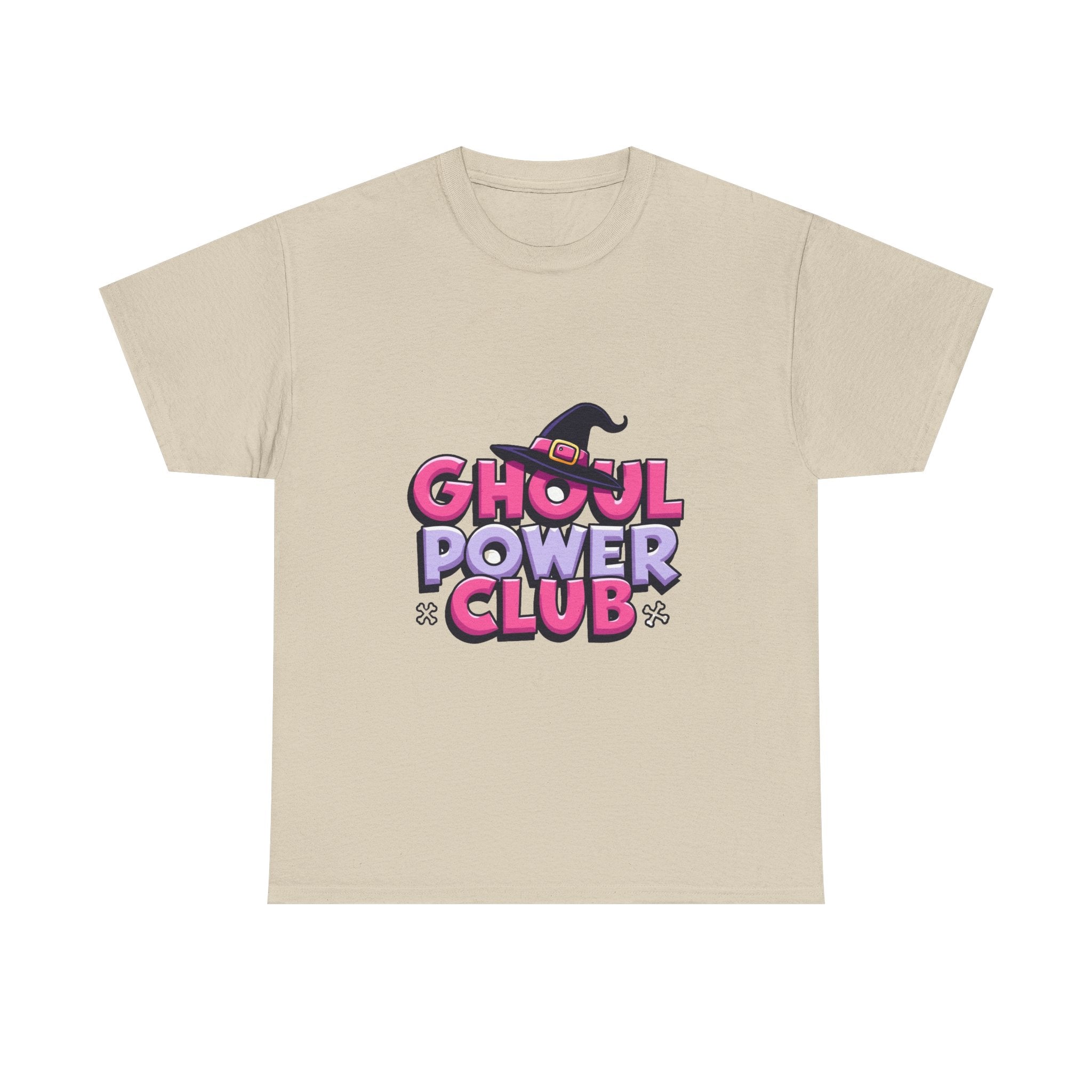 'Ghoul Power Club' Halloween Witch Hat Graphic T-Shirt