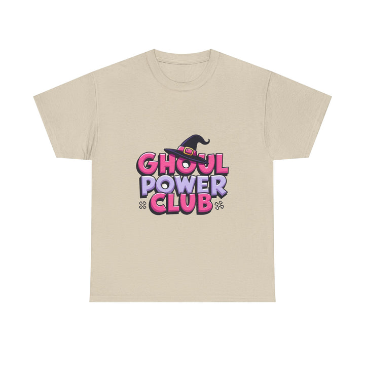'Ghoul Power Club' Halloween Witch Hat Graphic T-Shirt