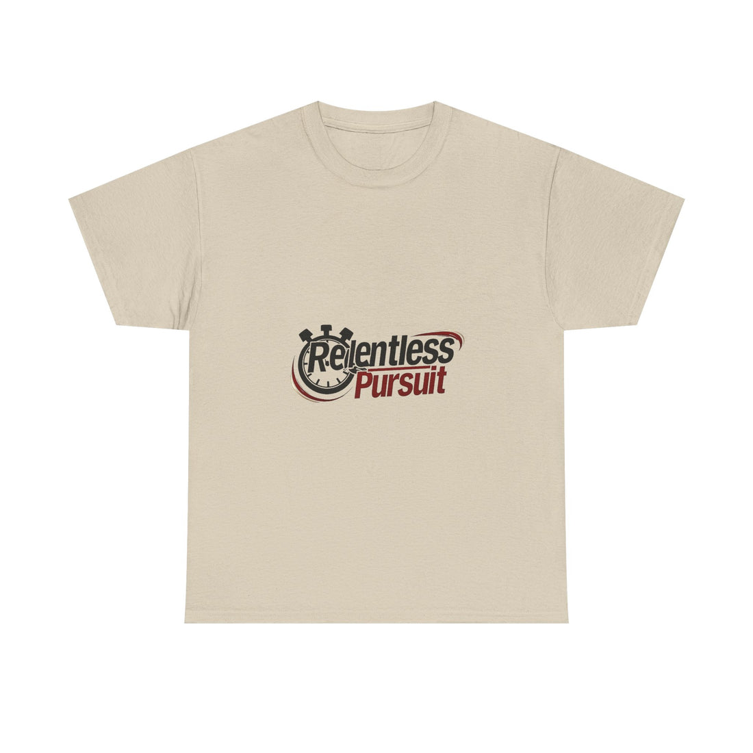 Relentless Pursuit Graphic Motivational Stopwatch Design T-Shirt