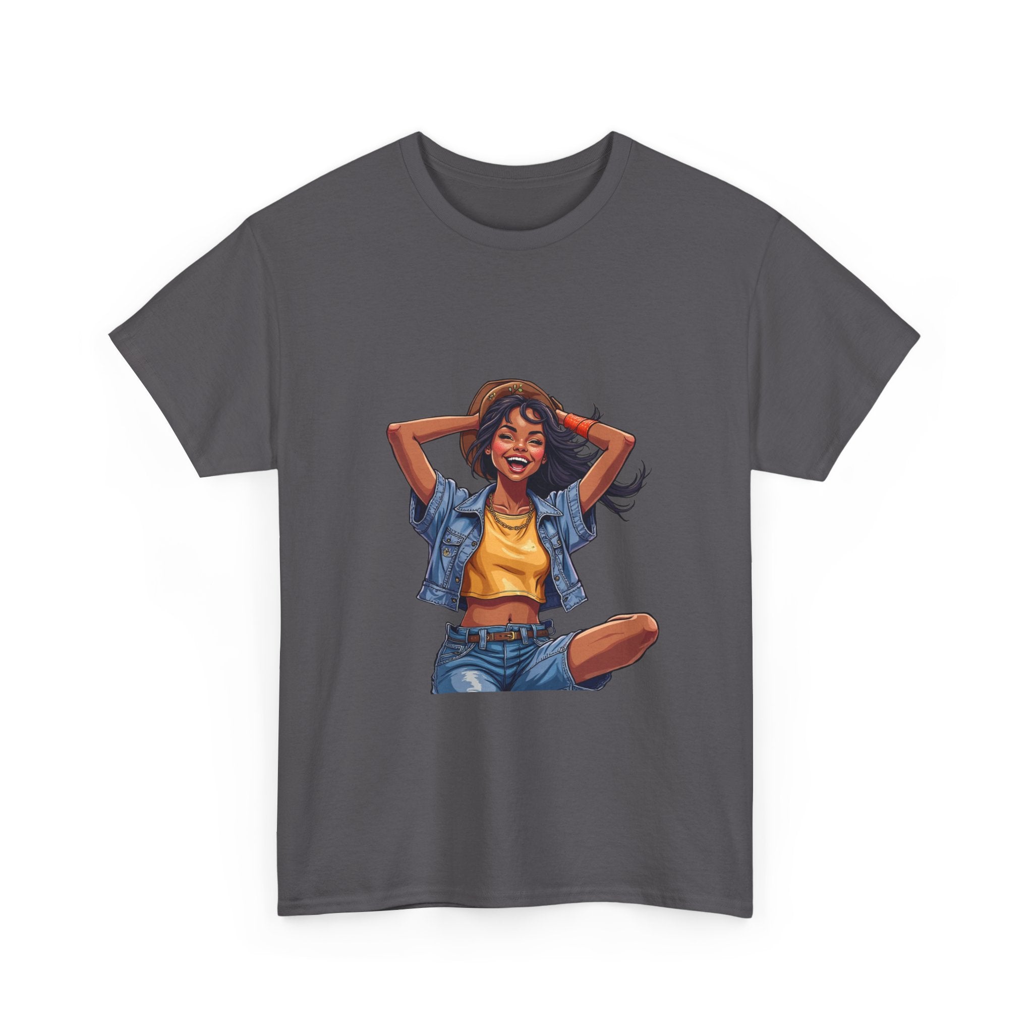 Retro Summer Girl Vintage Pinup Woman Graphic T-Shirt