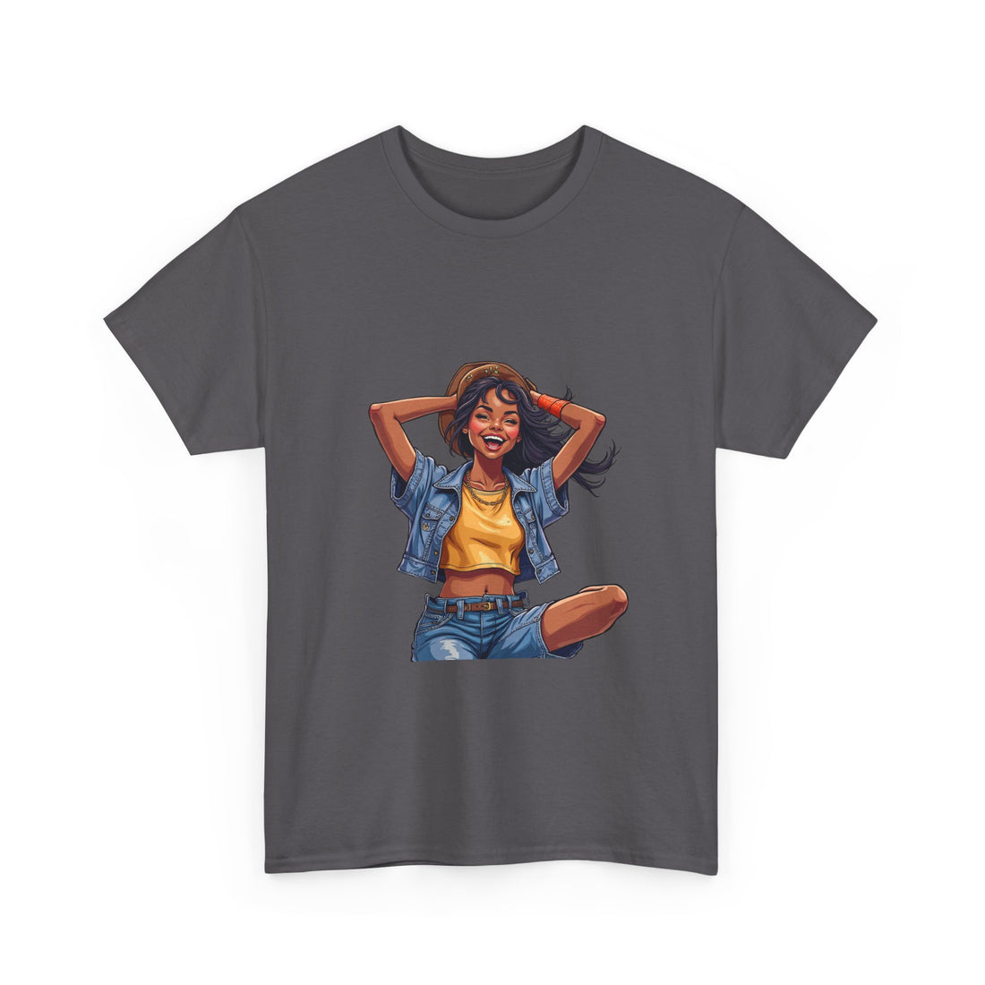 Retro Summer Girl Vintage Pinup Woman Graphic T-Shirt