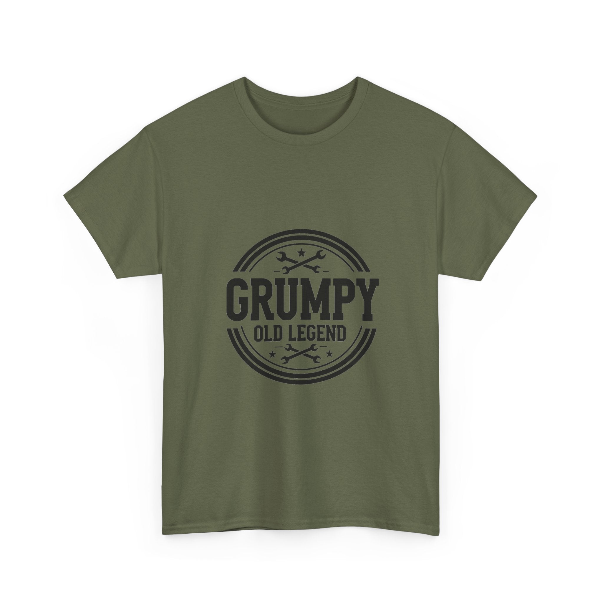 'Grumpy Old Legend' Funny Vintage Badge T-Shirt