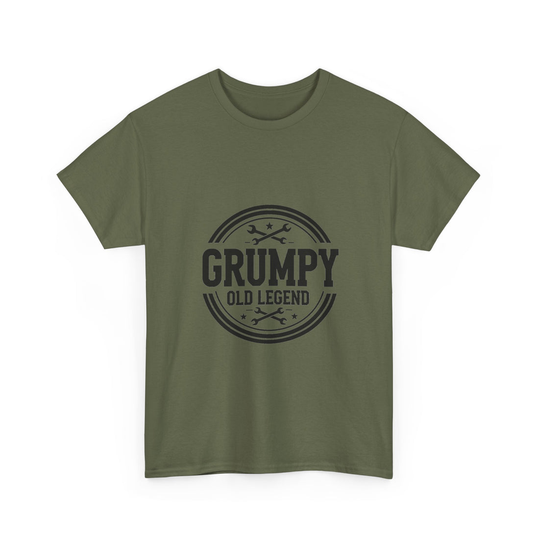 'Grumpy Old Legend' Funny Vintage Badge T-Shirt