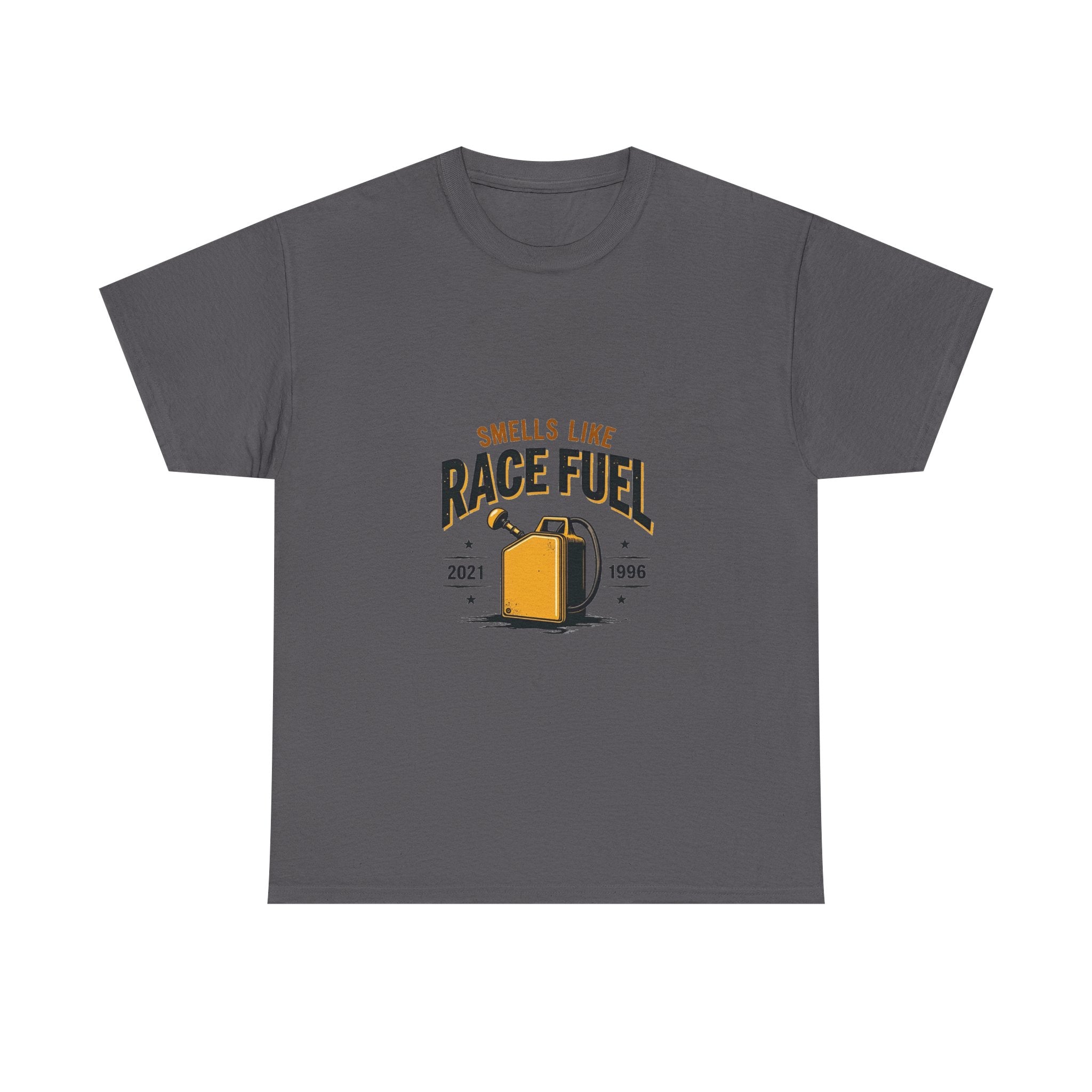'Smells Like Race Fuel' Vintage Gas Can Racing T-Shirt