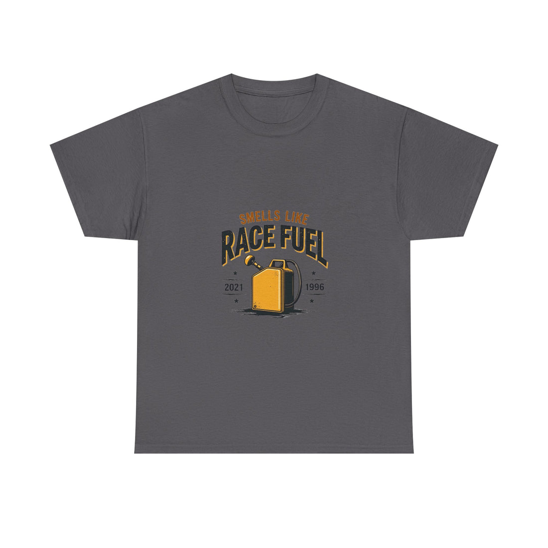 'Smells Like Race Fuel' Vintage Gas Can Racing T-Shirt