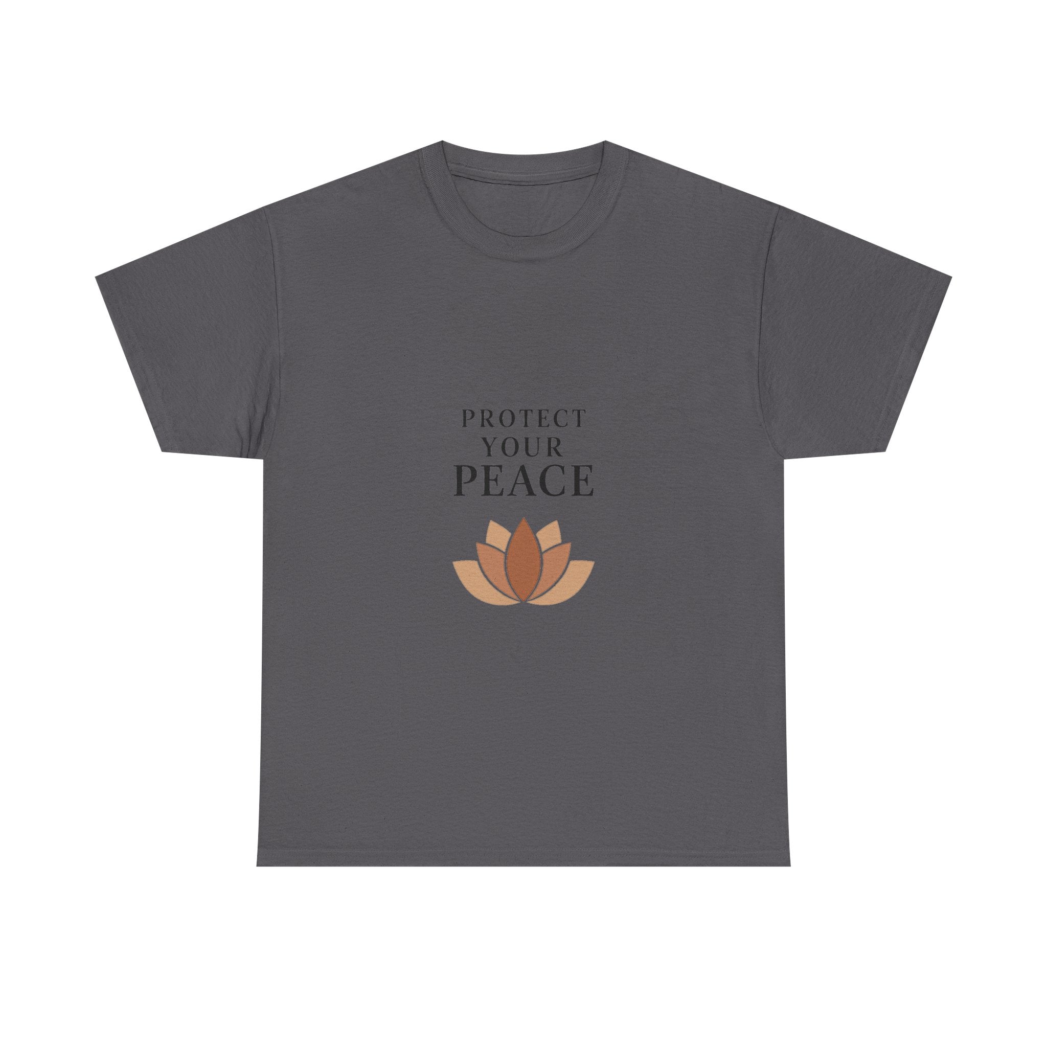 'Protect Your Peace' Lotus Graphic T-Shirt