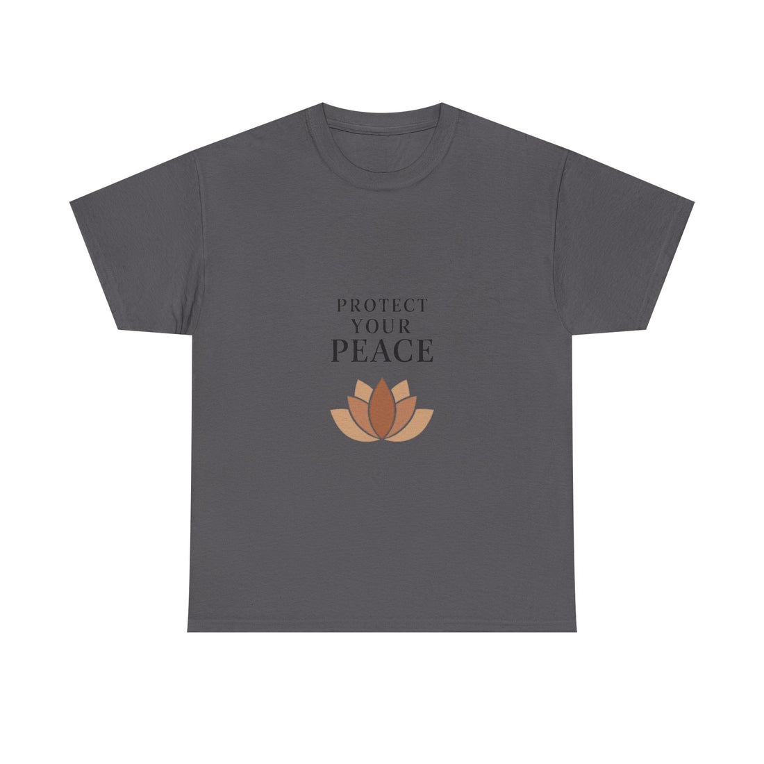 'Protect Your Peace' Lotus Graphic T-Shirt