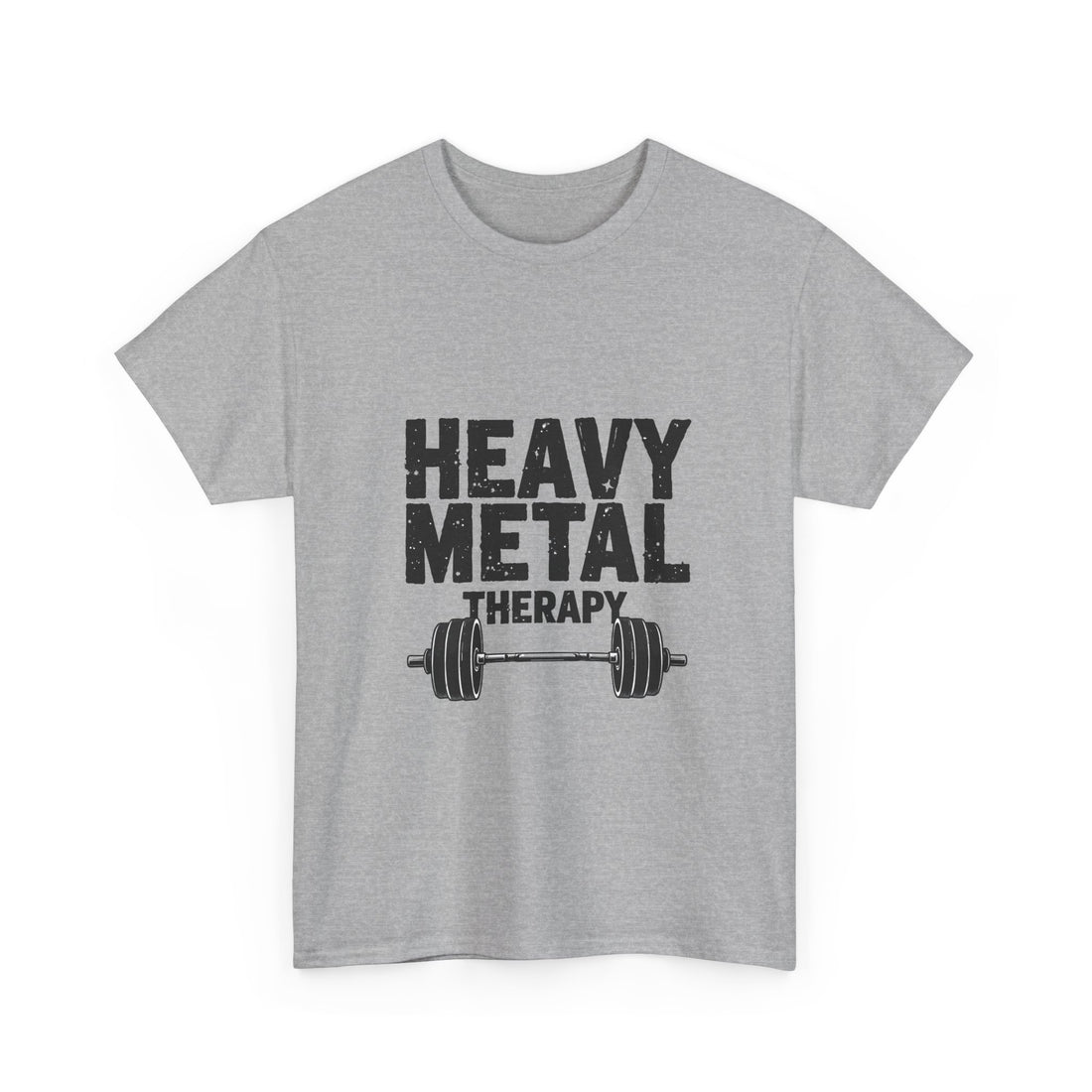 'Heavy Metal Therapy' Weightlifting Gym T-Shirt
