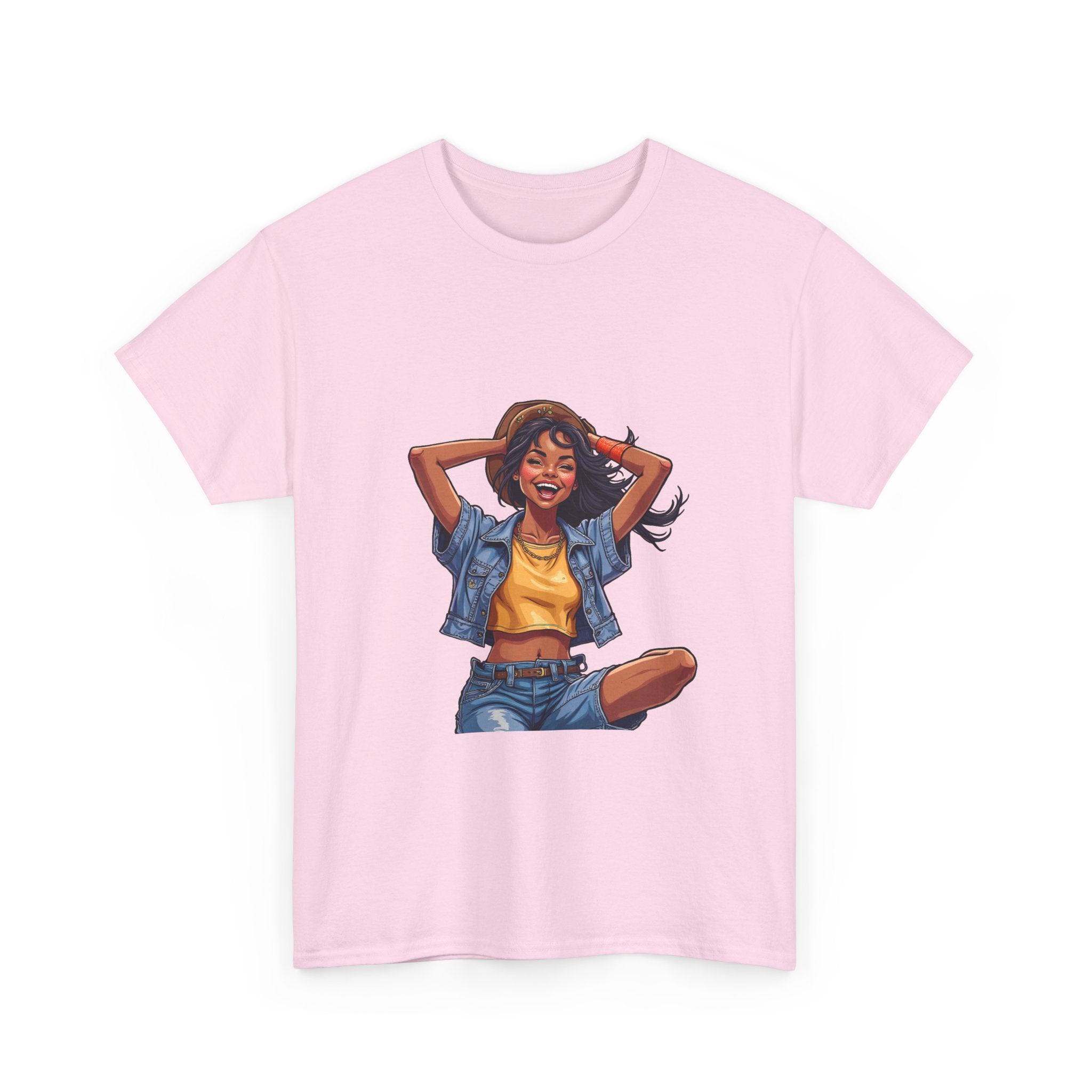 Retro Summer Girl Vintage Pinup Woman Graphic T-Shirt