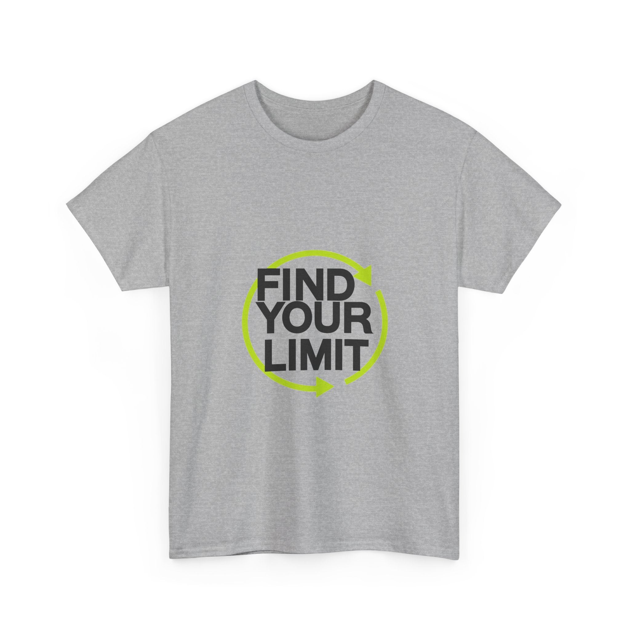 Find Your Limit Graphic Fitness T‑Shirt