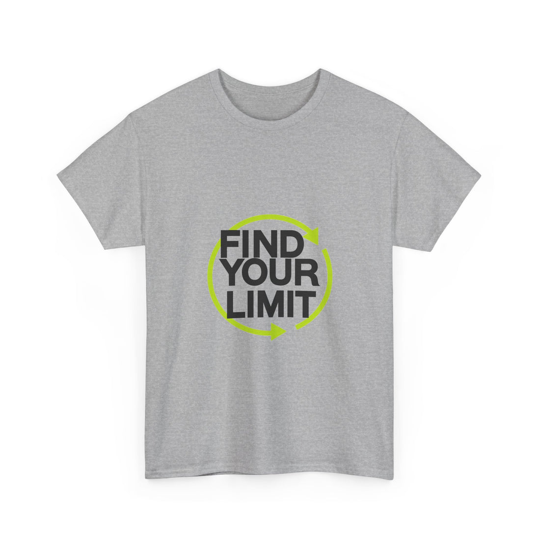 Find Your Limit Graphic Fitness T‑Shirt
