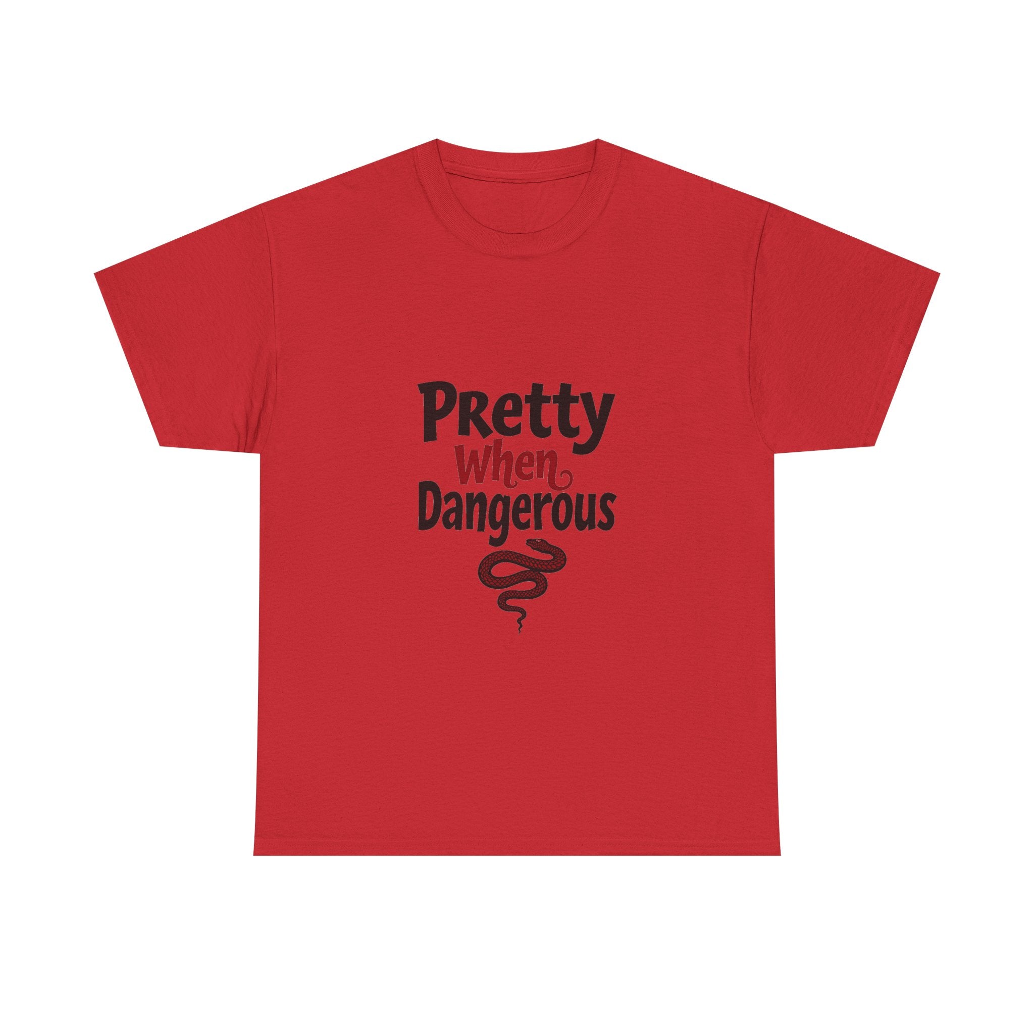 Pretty When Dangerous Bold Snake Graphic T-Shirt