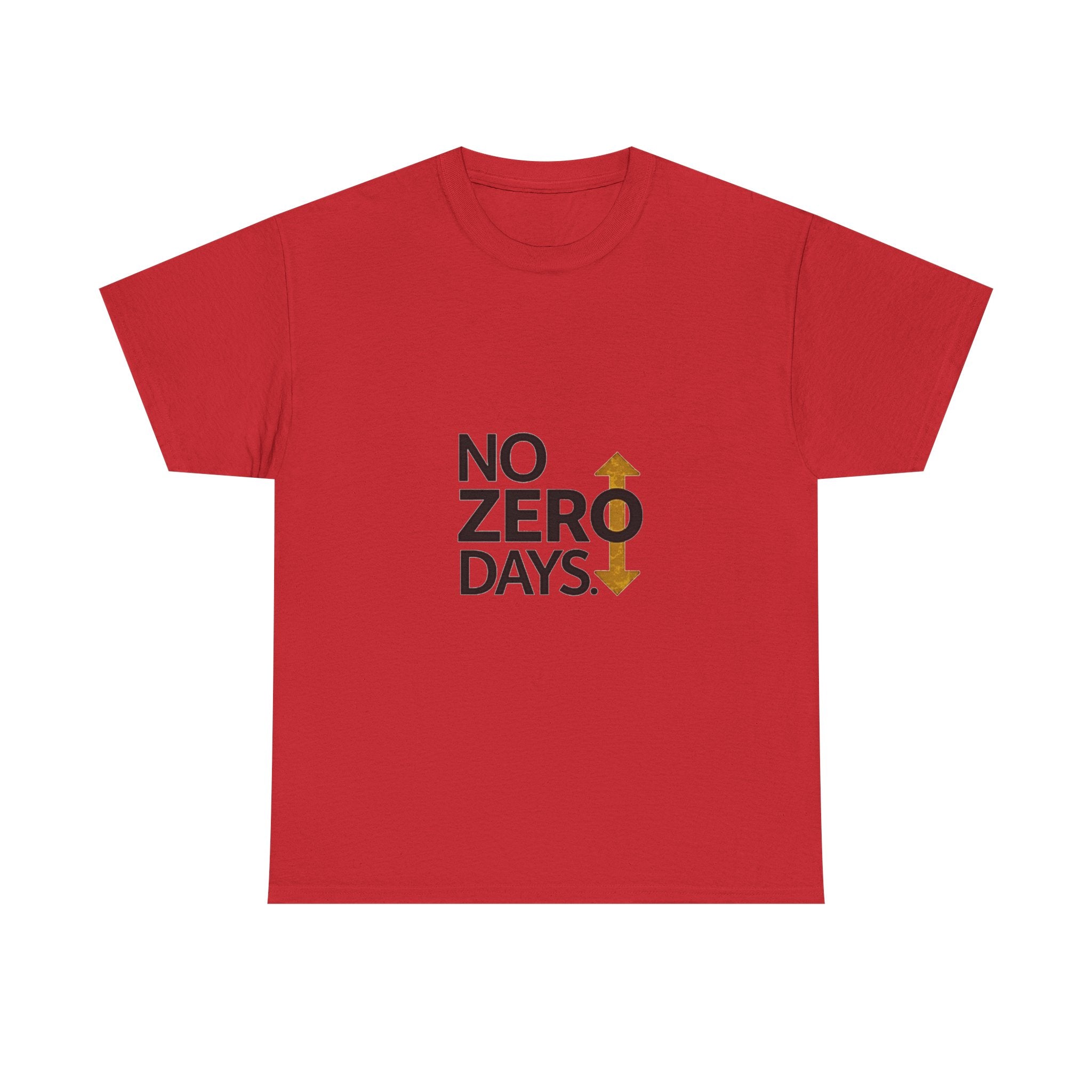 'No Zero Days' Motivational Fitness T-Shirt