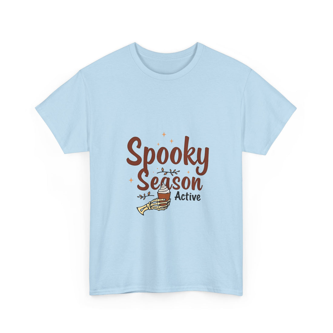 'Spooky Season Active' T-Shirt Halloween Pumpkin Graphic Tee