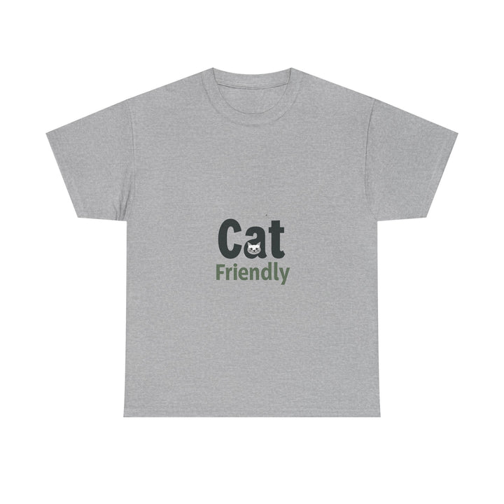 'Cat Friendly' Cute Cat Silhouette T-Shirt for Cat Lovers