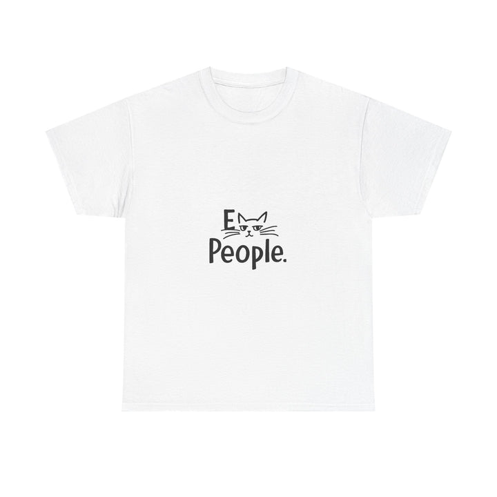 'E People.' Cat Graphic Funny Antisocial T-Shirt
