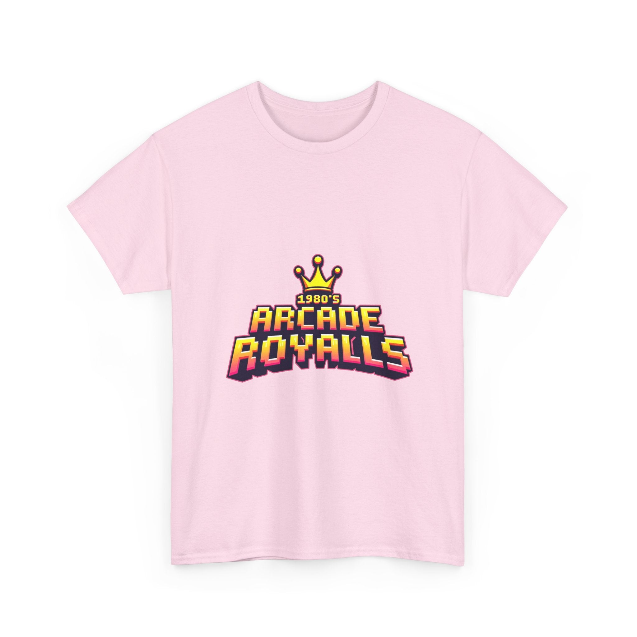 'Arcade Royalls Logo' Retro Gaming Crown T-Shirt