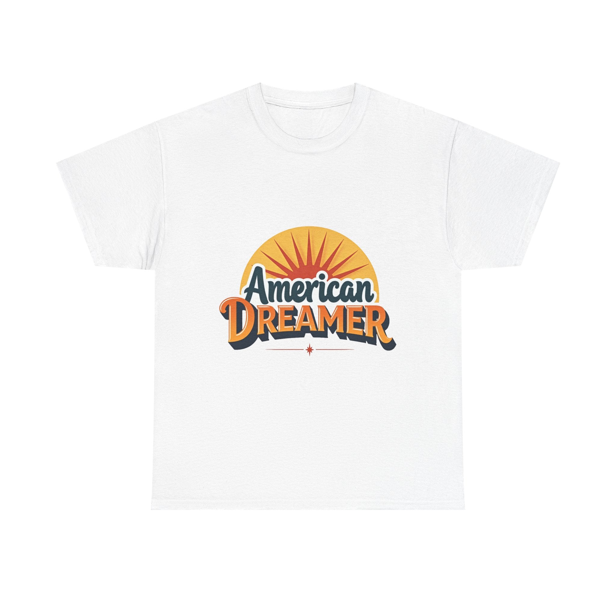'American Dreamer' Retro Sunrise Graphic T-Shirt