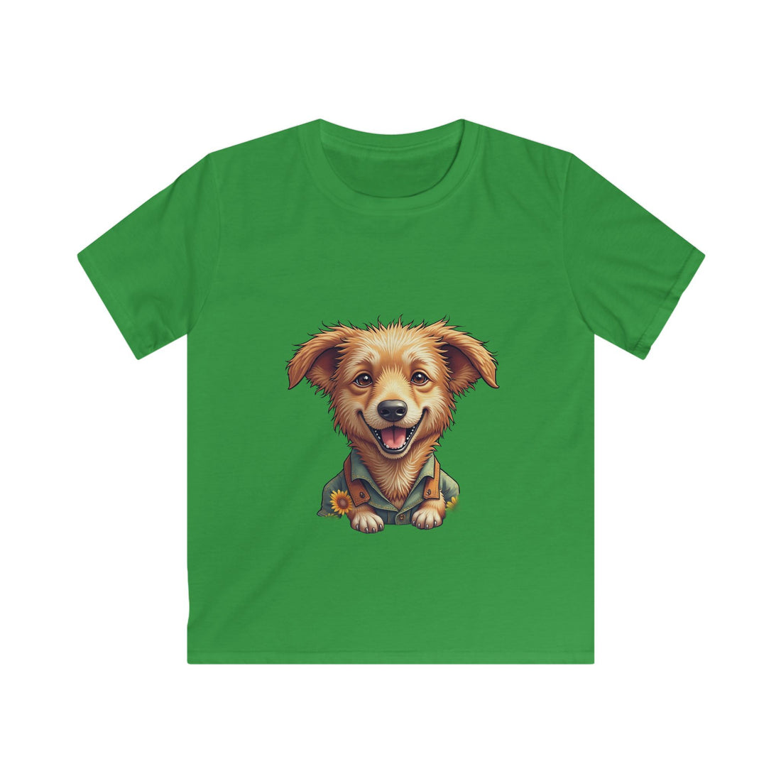 Happy Puppy Graphic T-Shirt for Children