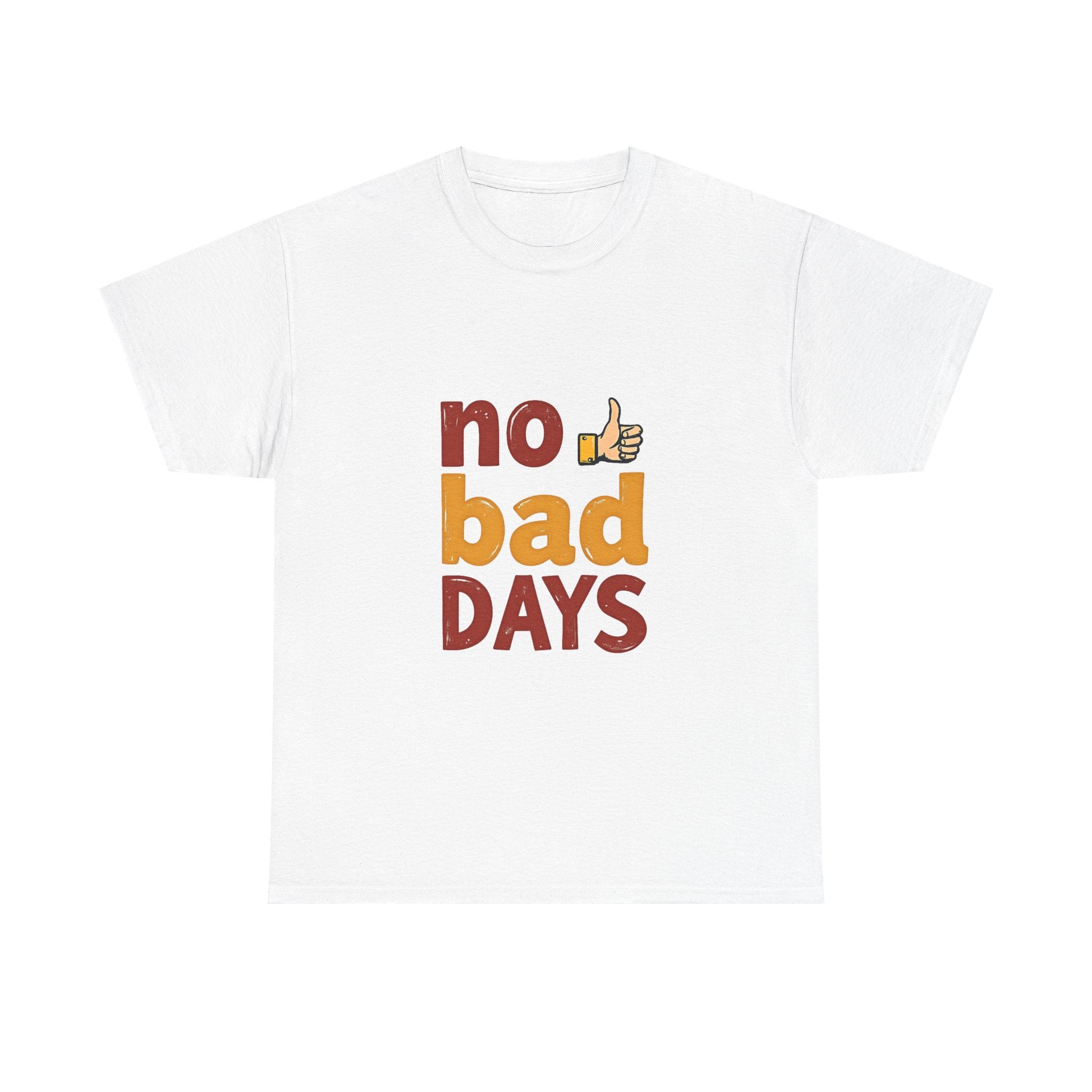 'no Bad Days' Retro Thumbs Up Positive Vibes T-Shirt