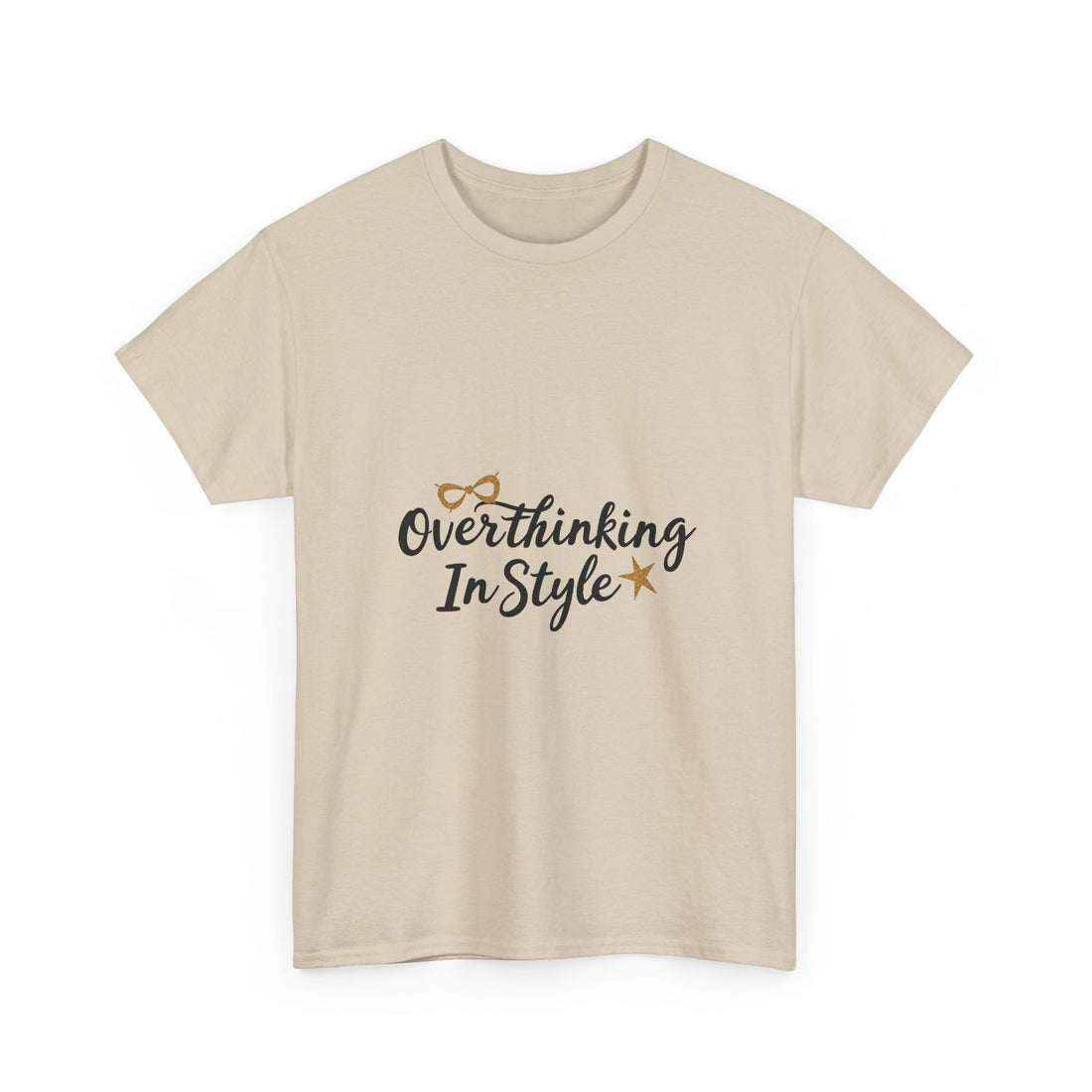 'Overthinking In Style' Funny Graphic Women’s Casual T-Shirt