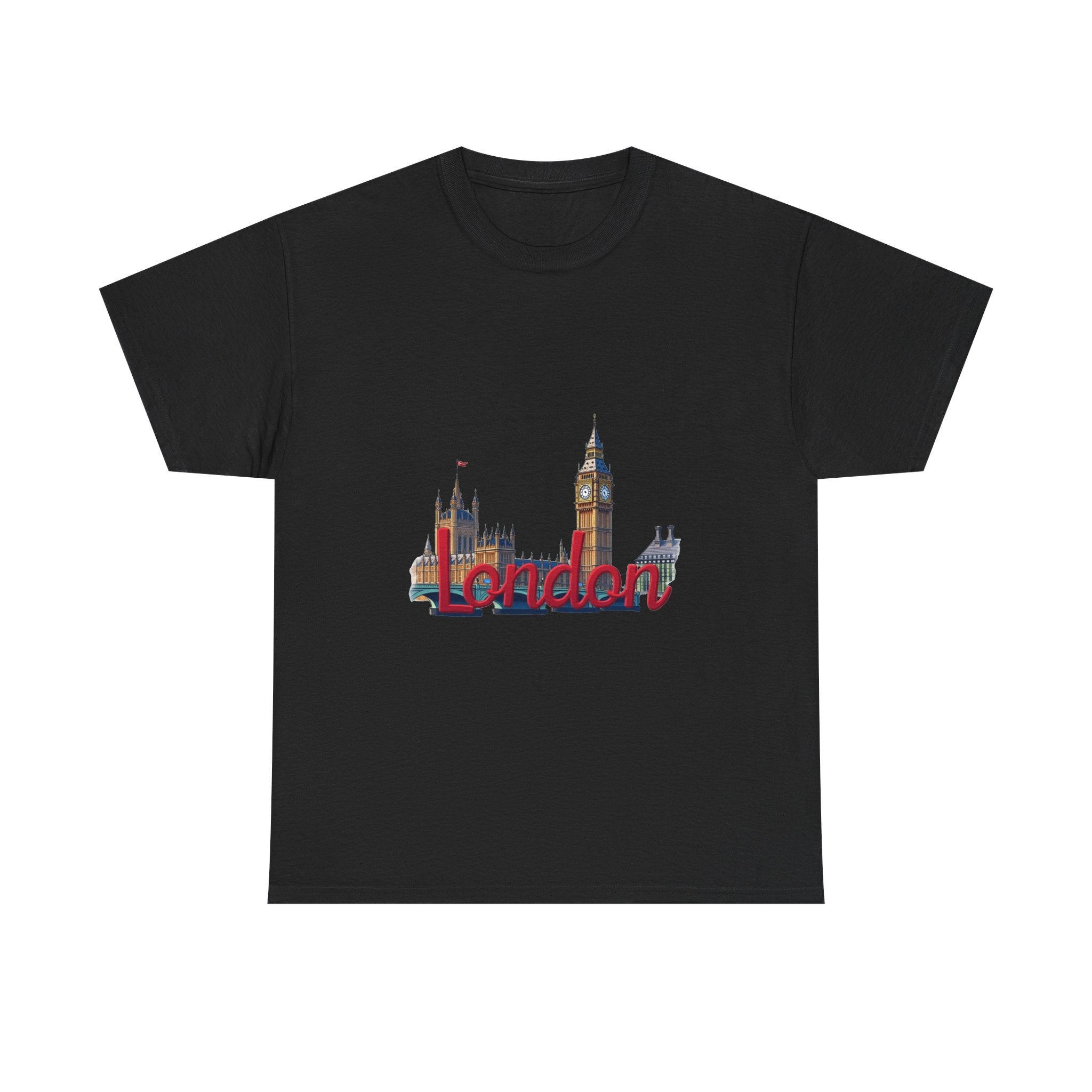 London Skyline Vintage Cityscape Graphic T‑Shirt