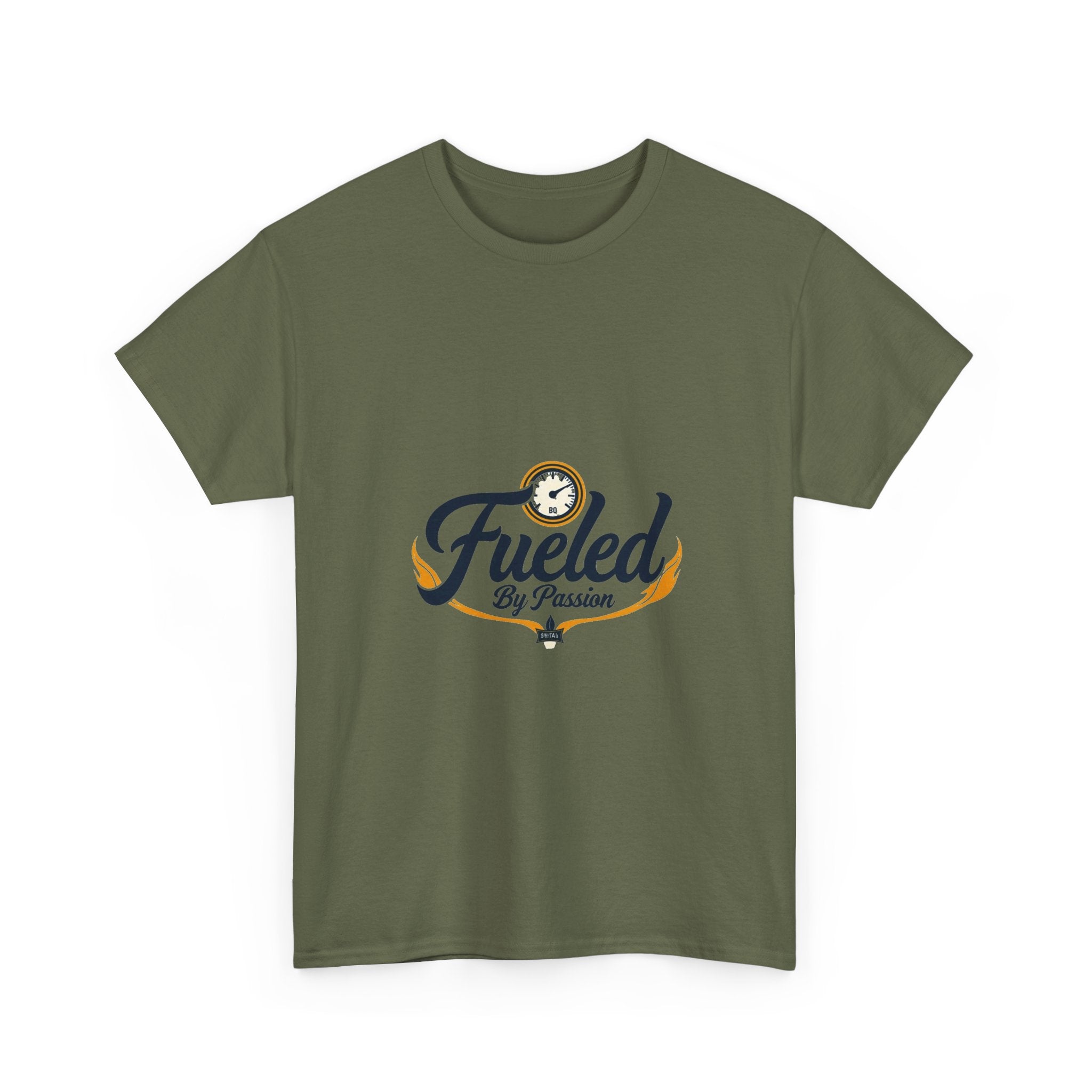 'Fueled By Passion' Retro Fuel Gauge Graphic T-Shirt