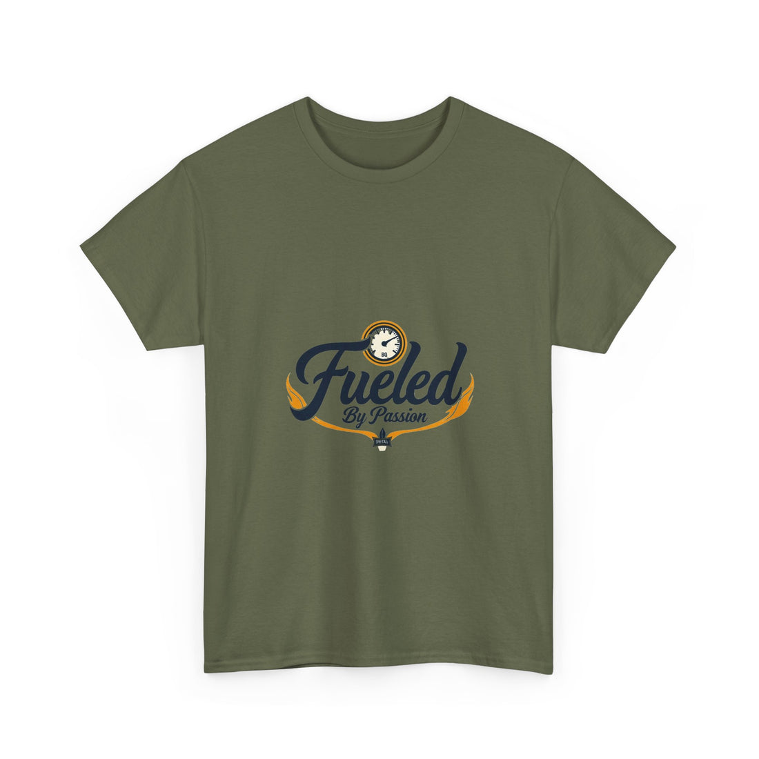 'Fueled By Passion' Retro Fuel Gauge Graphic T-Shirt