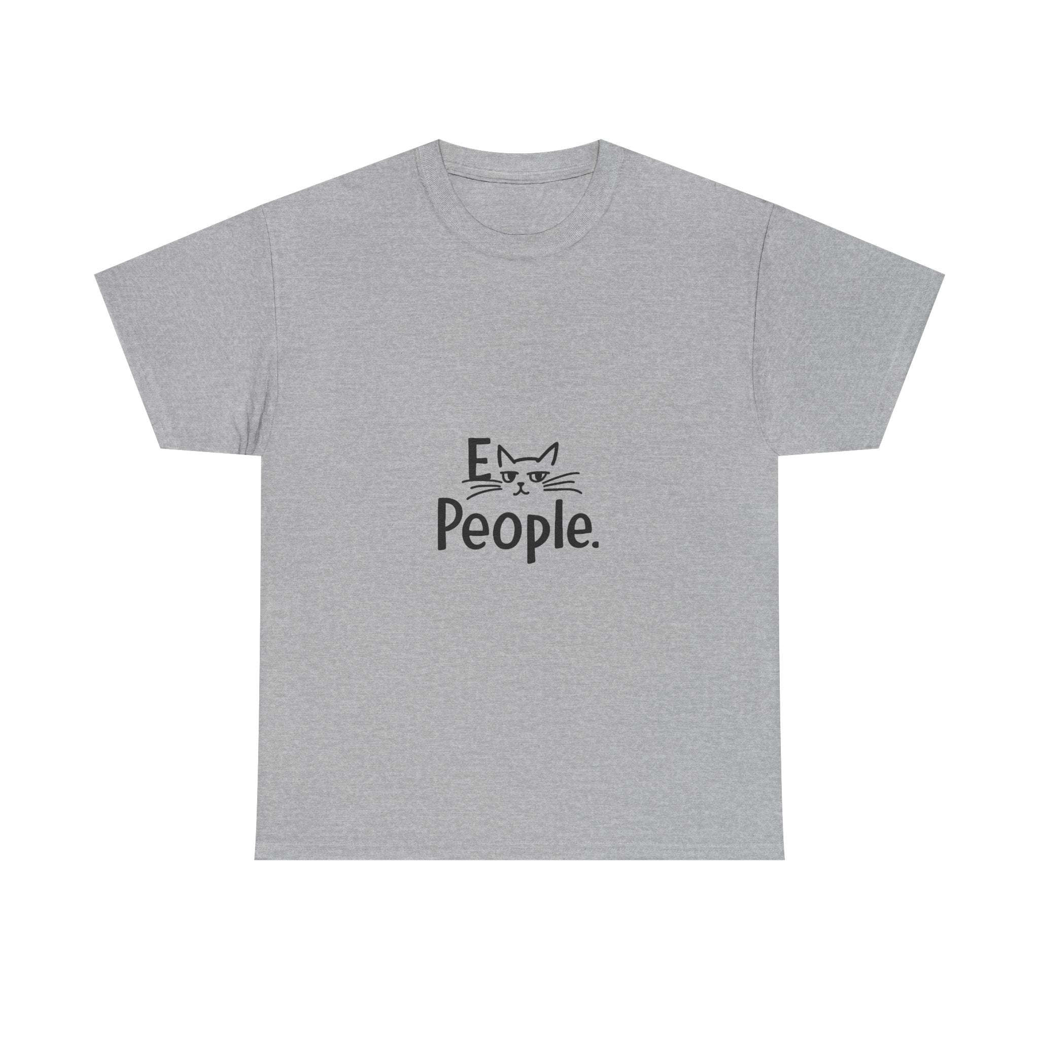 'E People.' Cat Graphic Funny Antisocial T-Shirt
