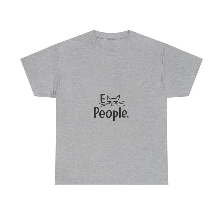 'E People.' Cat Graphic Funny Antisocial T-Shirt