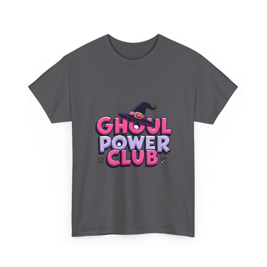 'Ghoul Power Club' Halloween Witch Hat Graphic T-Shirt