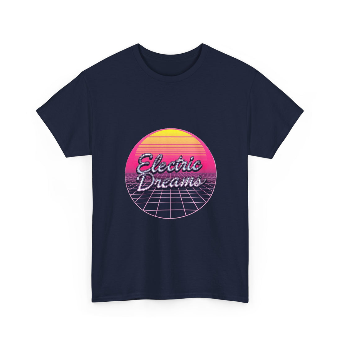 'Electric Dreams' 80s Vaporwave Sunset Graphic T-Shirt