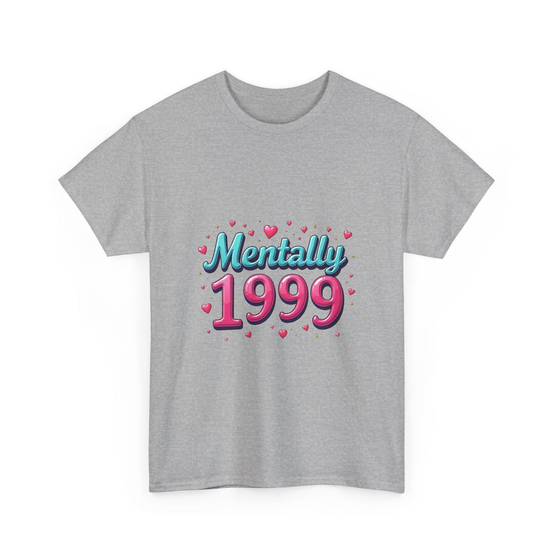 'Mentally 1999' Retro 90s Nostalgia Graphic T-Shirt